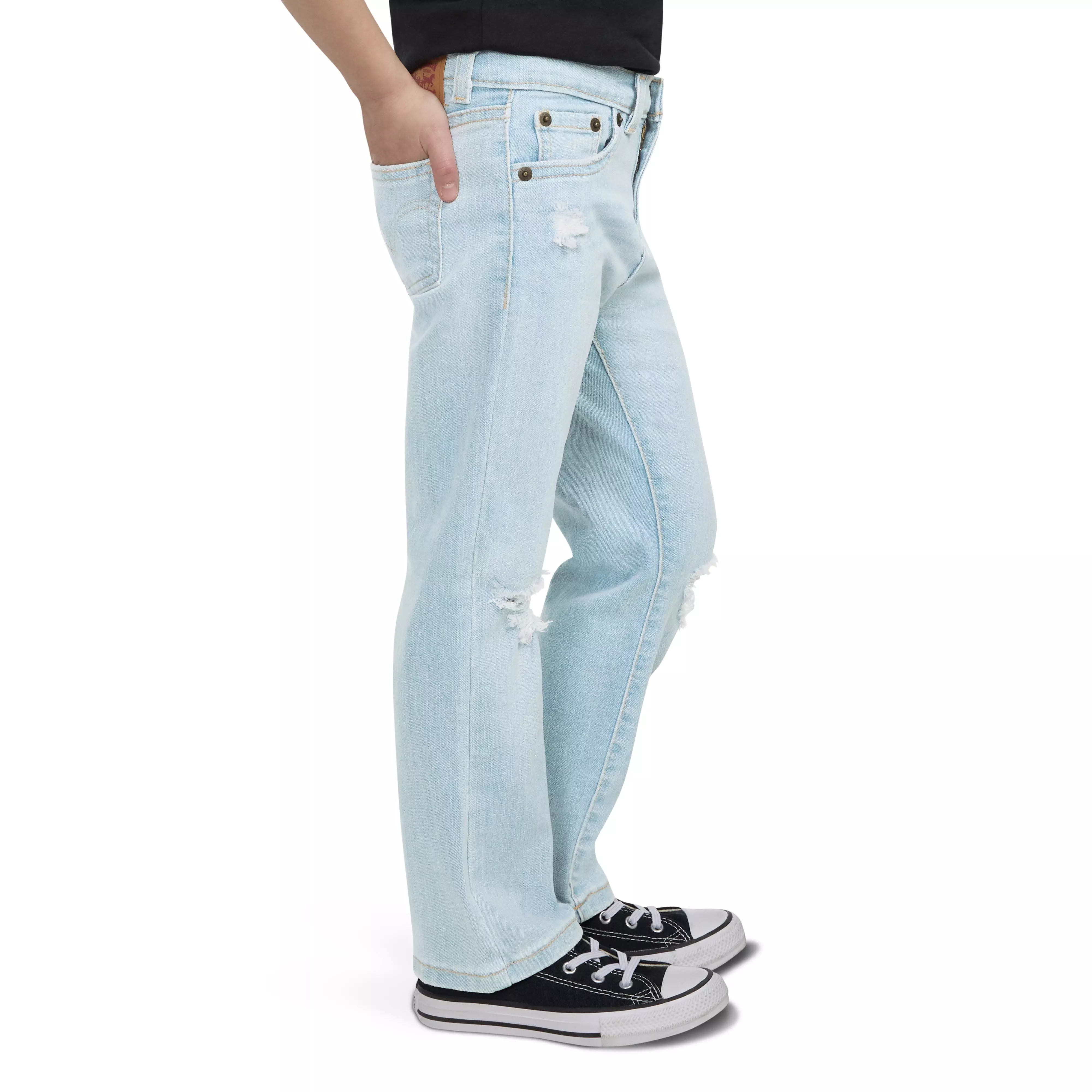 Levi's Little Girls' Classic Bootcut Light Blue Wash Denim Jeans - LIGHT BLUE