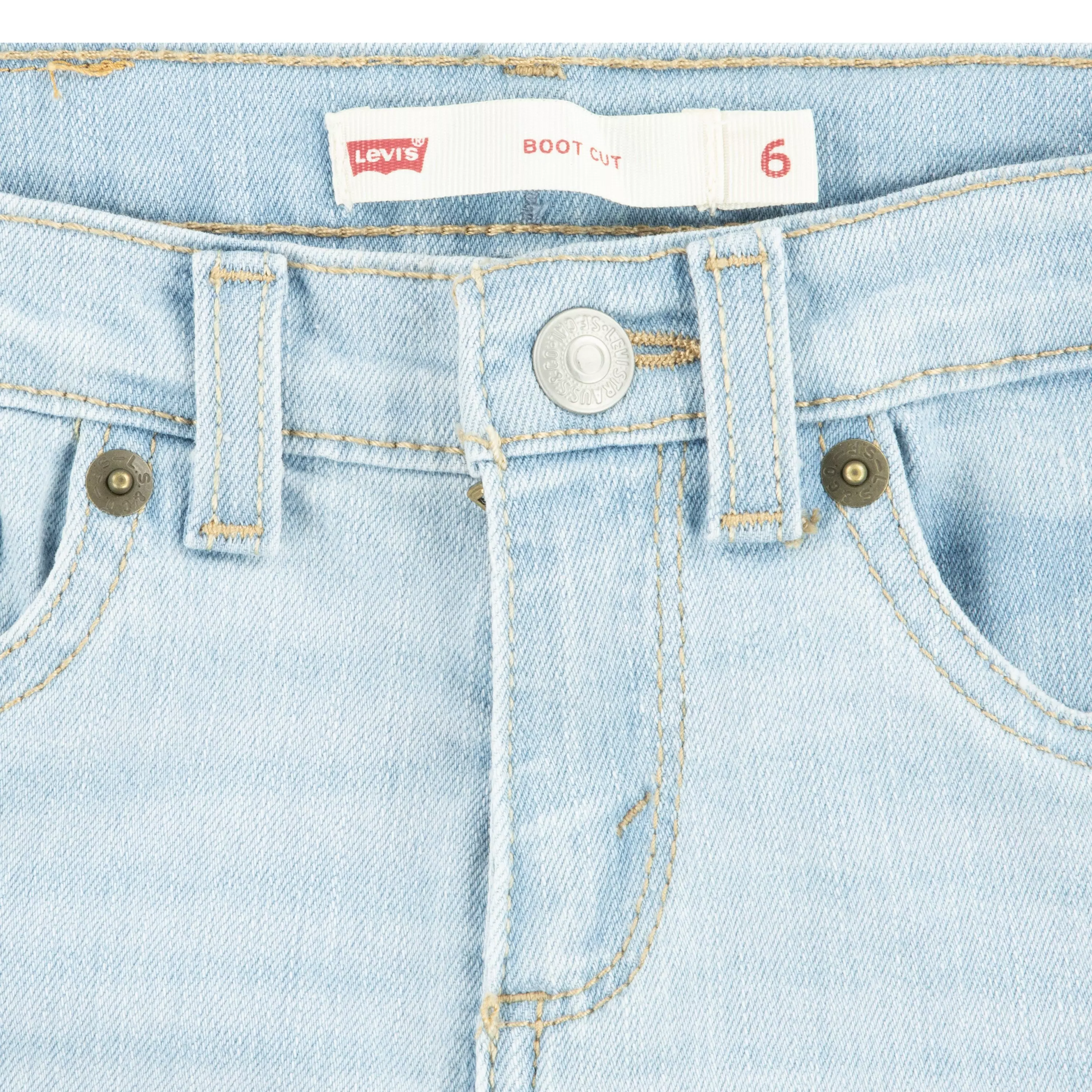 Levi's Little Girls' Classic Bootcut Light Blue Wash Denim Jeans - LIGHT BLUE