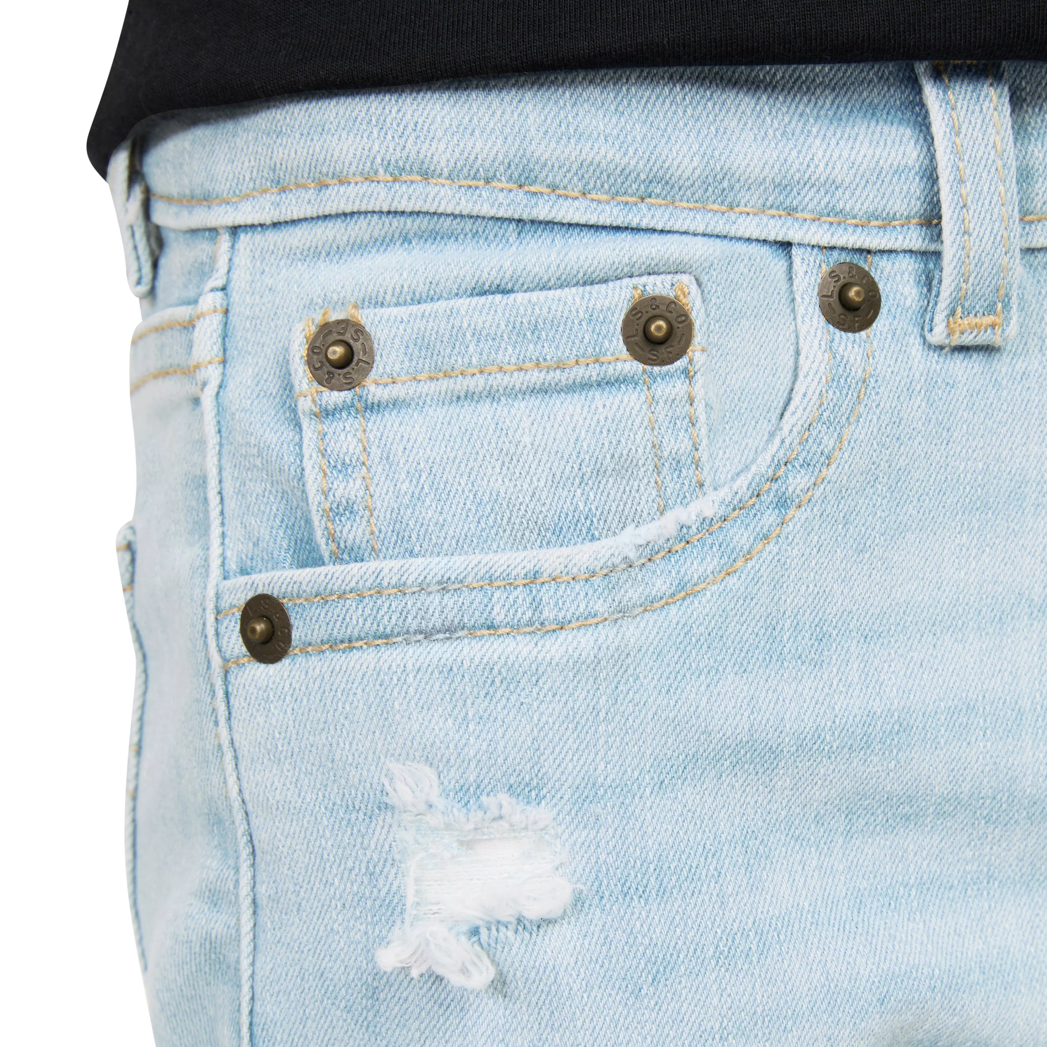 Levi's Little Girls' Classic Bootcut Light Blue Wash Denim Jeans - LIGHT BLUE