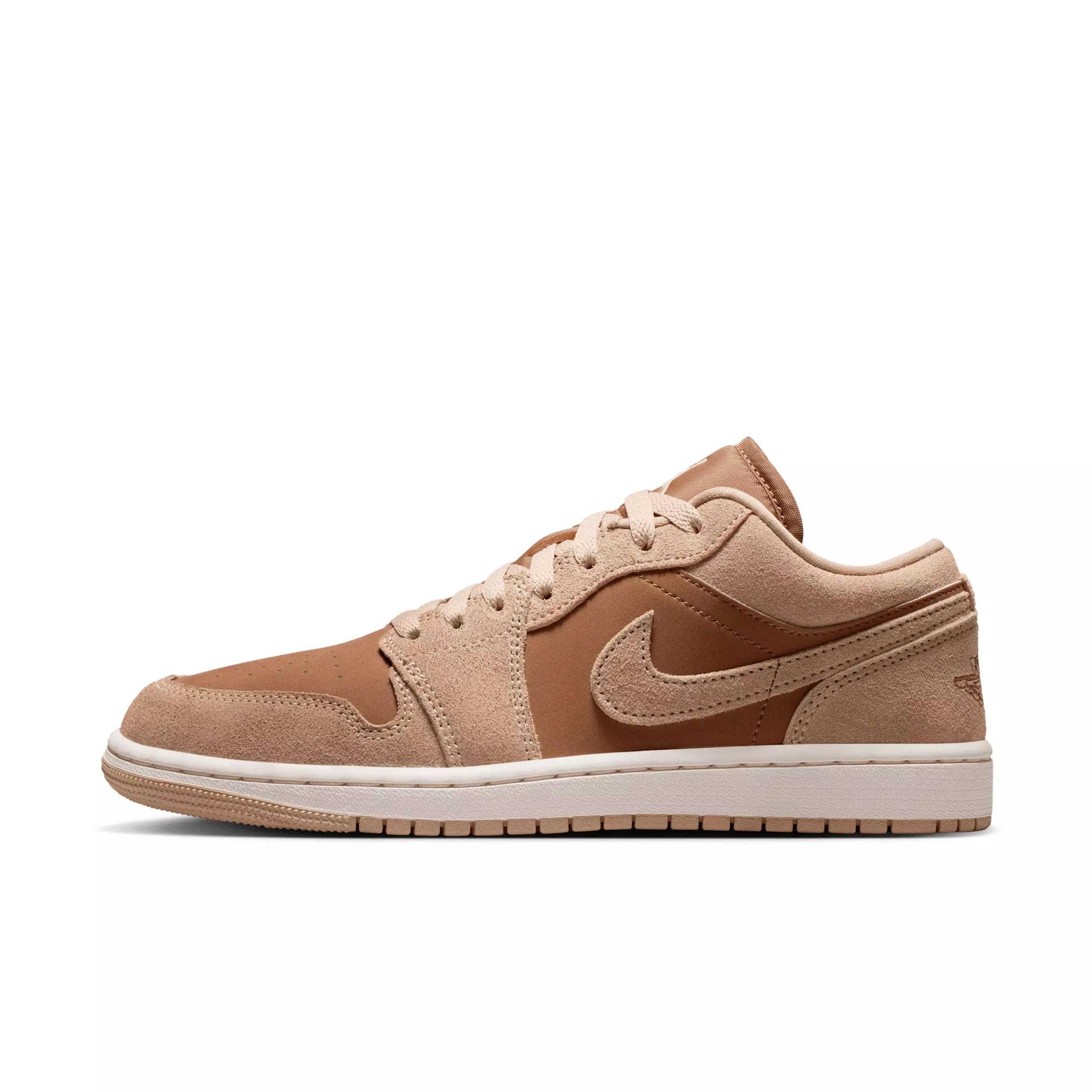 Jordan 1 Low "Legend Medium Brown/Chalk/Light British Tan" Women's Shoe - MD BROWN/CHALK/LT TAN