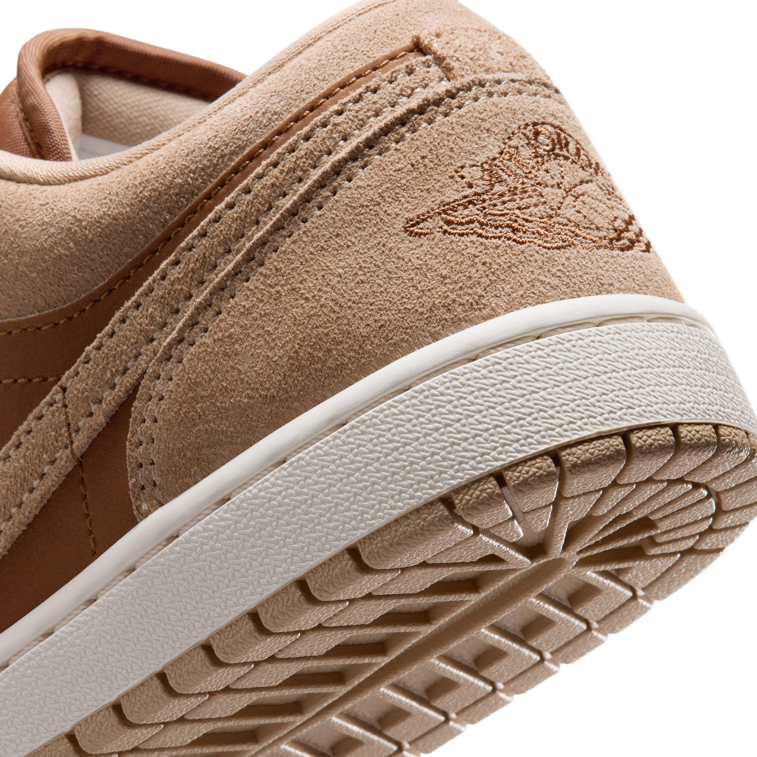 Jordan 1 Low "Legend Medium Brown/Chalk/Light British Tan" Women's Shoe - MD BROWN/CHALK/LT TAN Thumbnail View 8