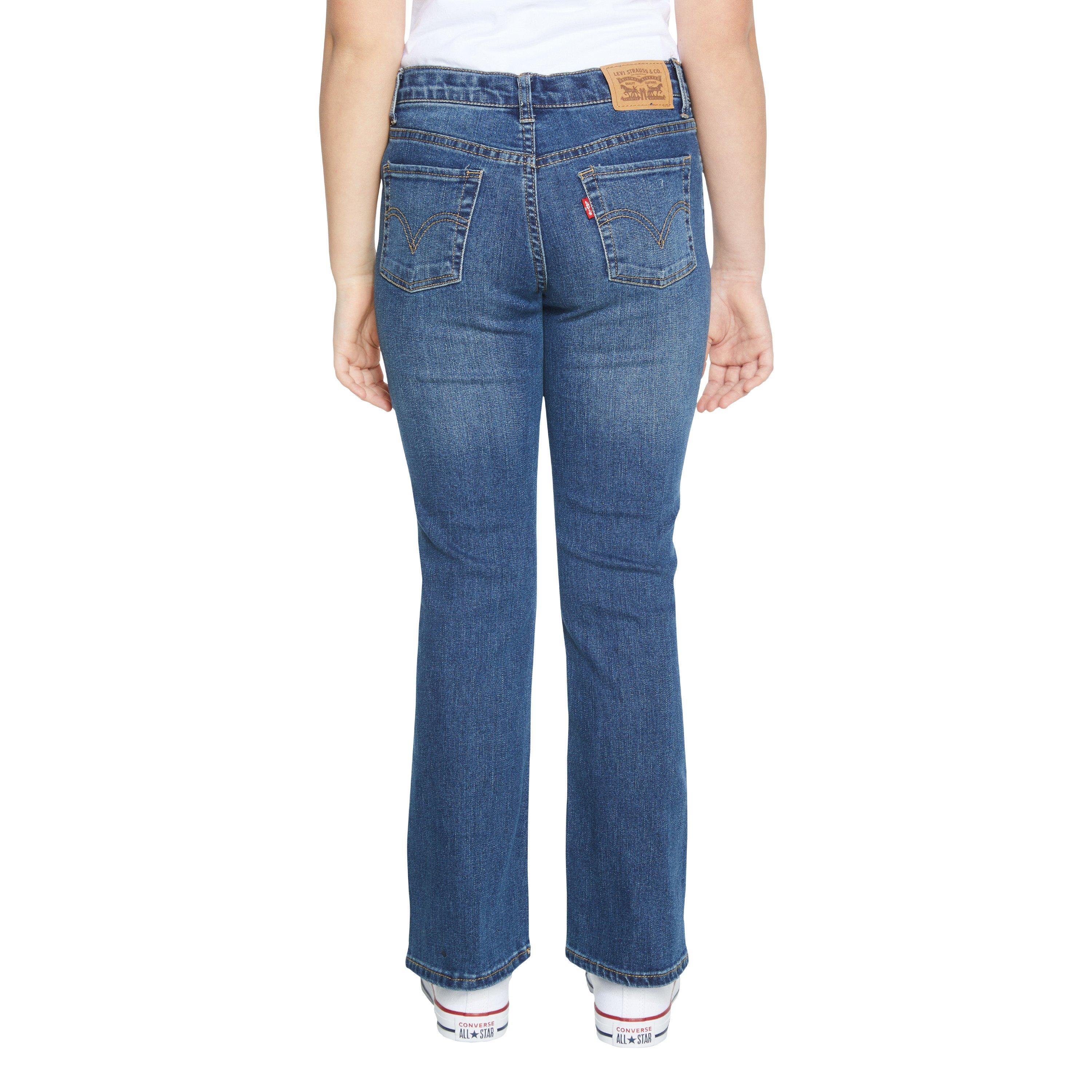 Levi's Classic Bootcut Big Girls' Dark Blue Wash Denim Jeans