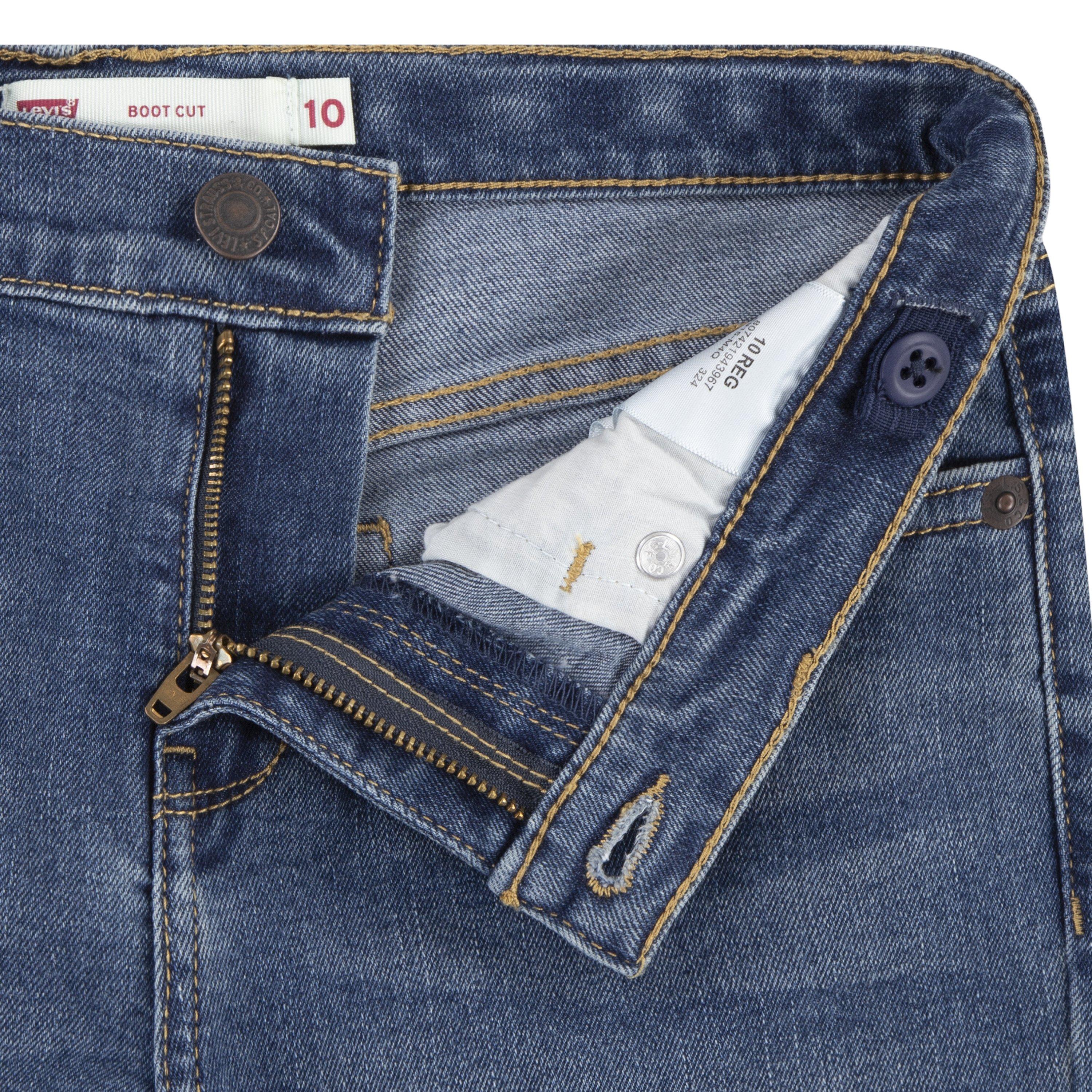 Levi's Classic Bootcut Big Girls' Dark Blue Wash Denim Jeans