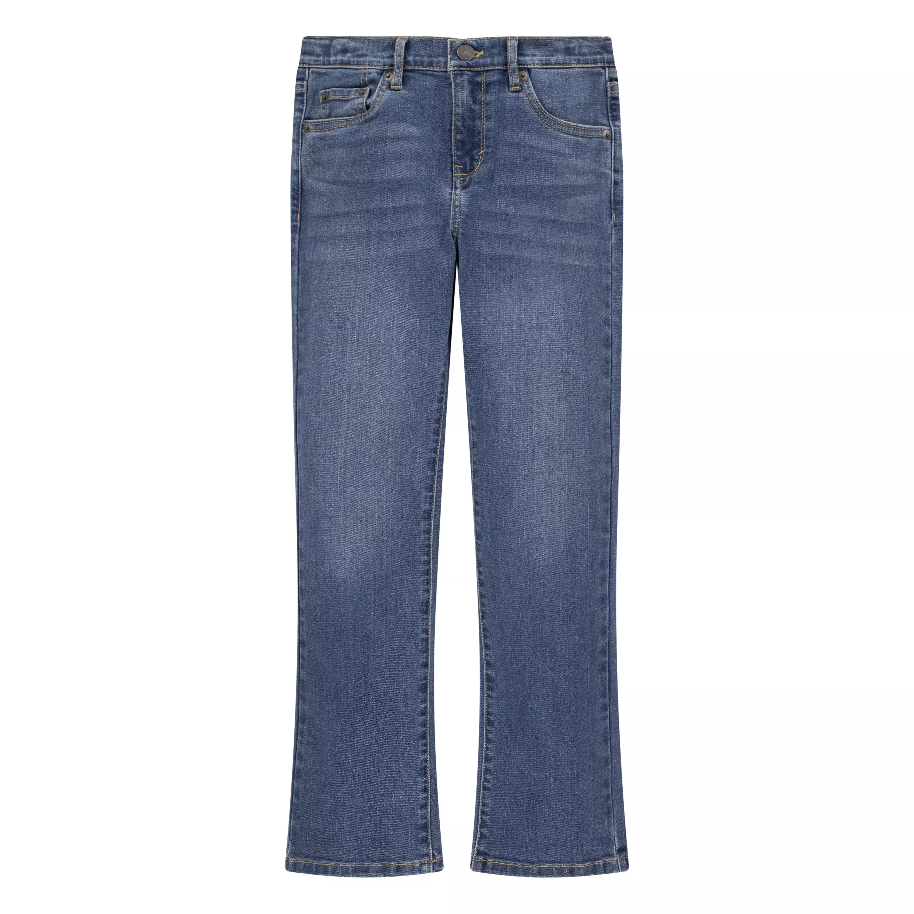 Levi's Big Girls' Classic Bootcut Dark Blue Wash Denim Jeans - DARK BLUE