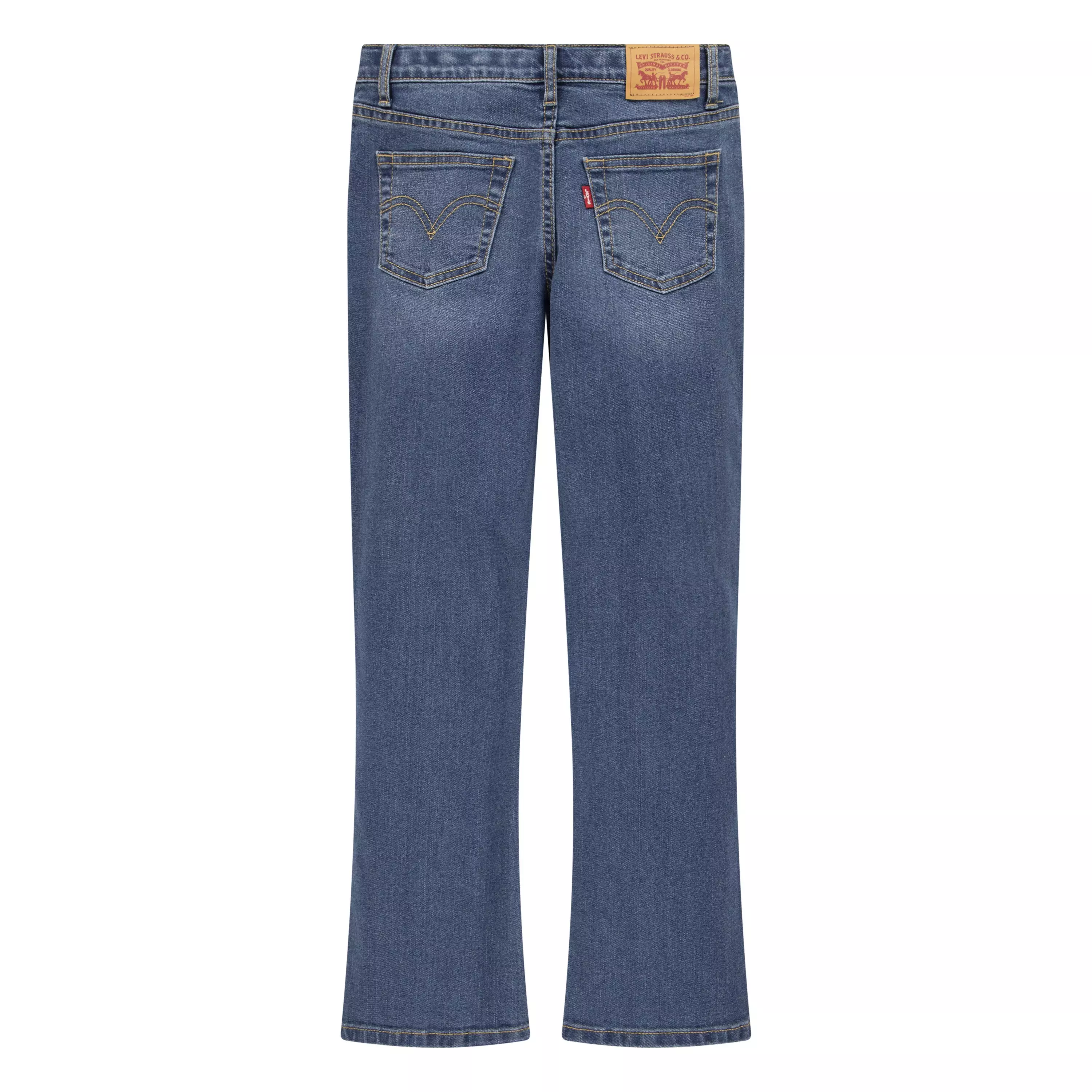 Levi's Big Girls' Classic Bootcut Dark Blue Wash Denim Jeans - DARK BLUE