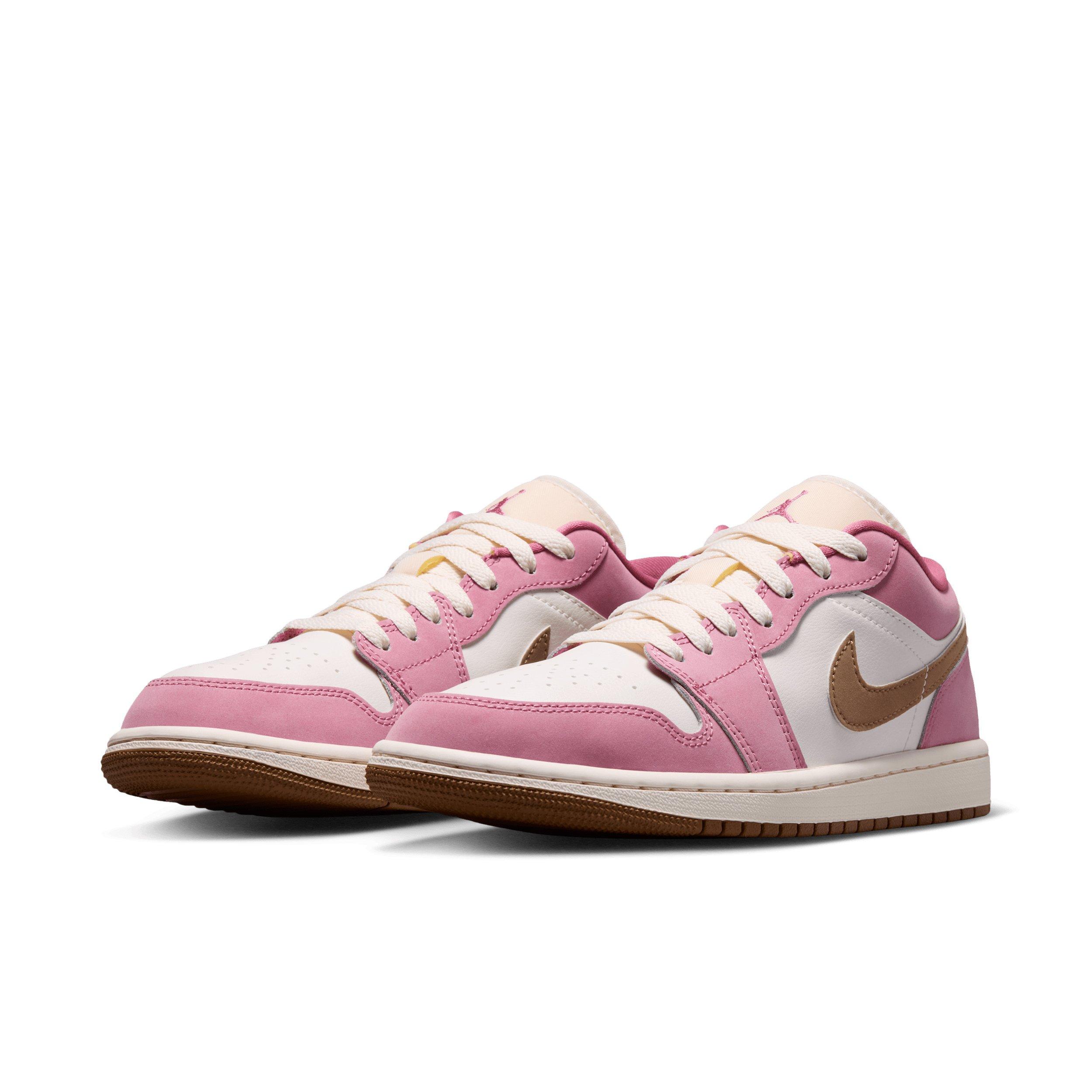 Jordan 1 Low "Desert Berry/Light British Tan/Chalk/Sail" Women's Shoe - BERRY/LT TAN/CHALK/SAIL Thumbnail View 3