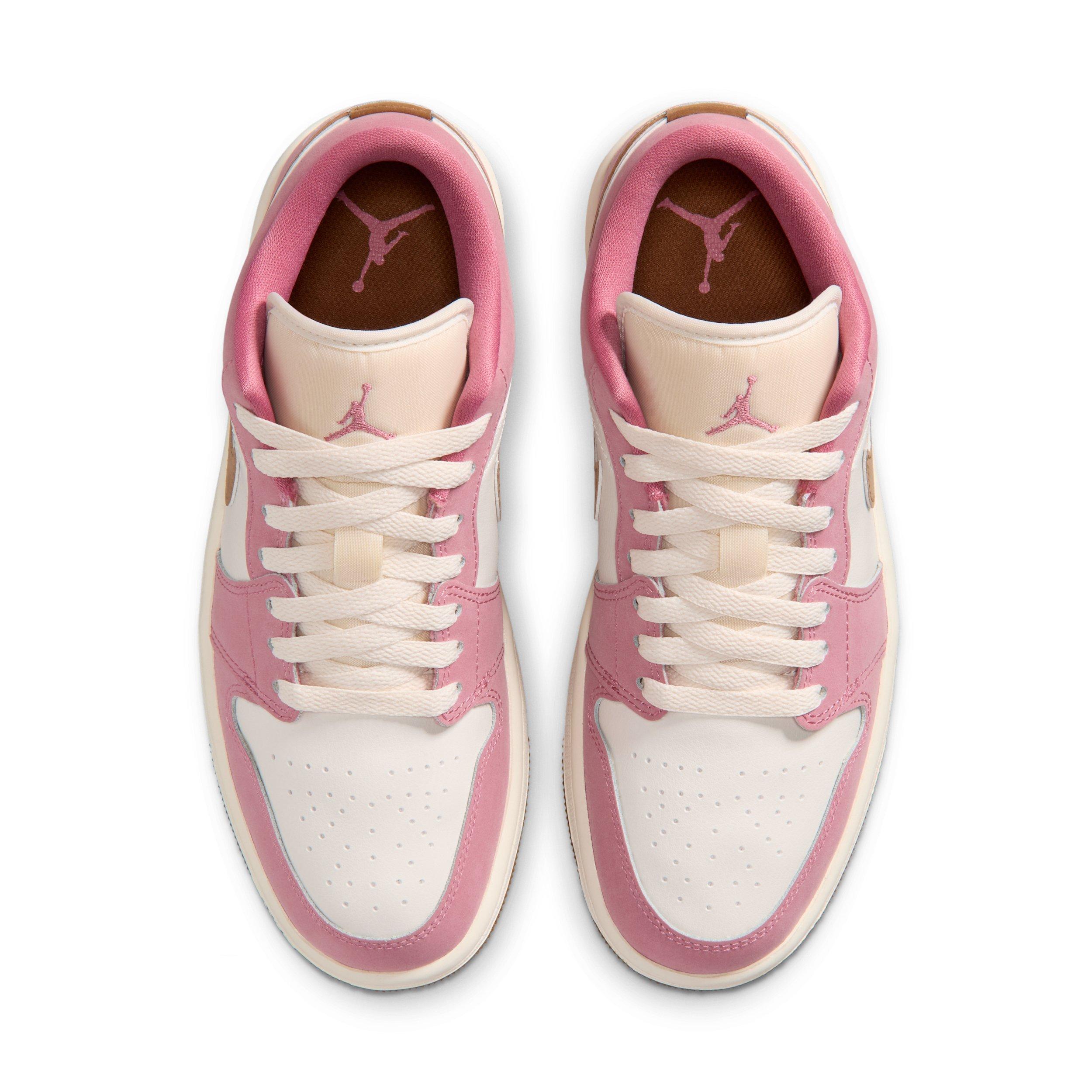 Jordan 1 Low "Desert Berry/Light British Tan/Chalk/Sail" Women's Shoe - BERRY/LT TAN/CHALK/SAIL Thumbnail View 4