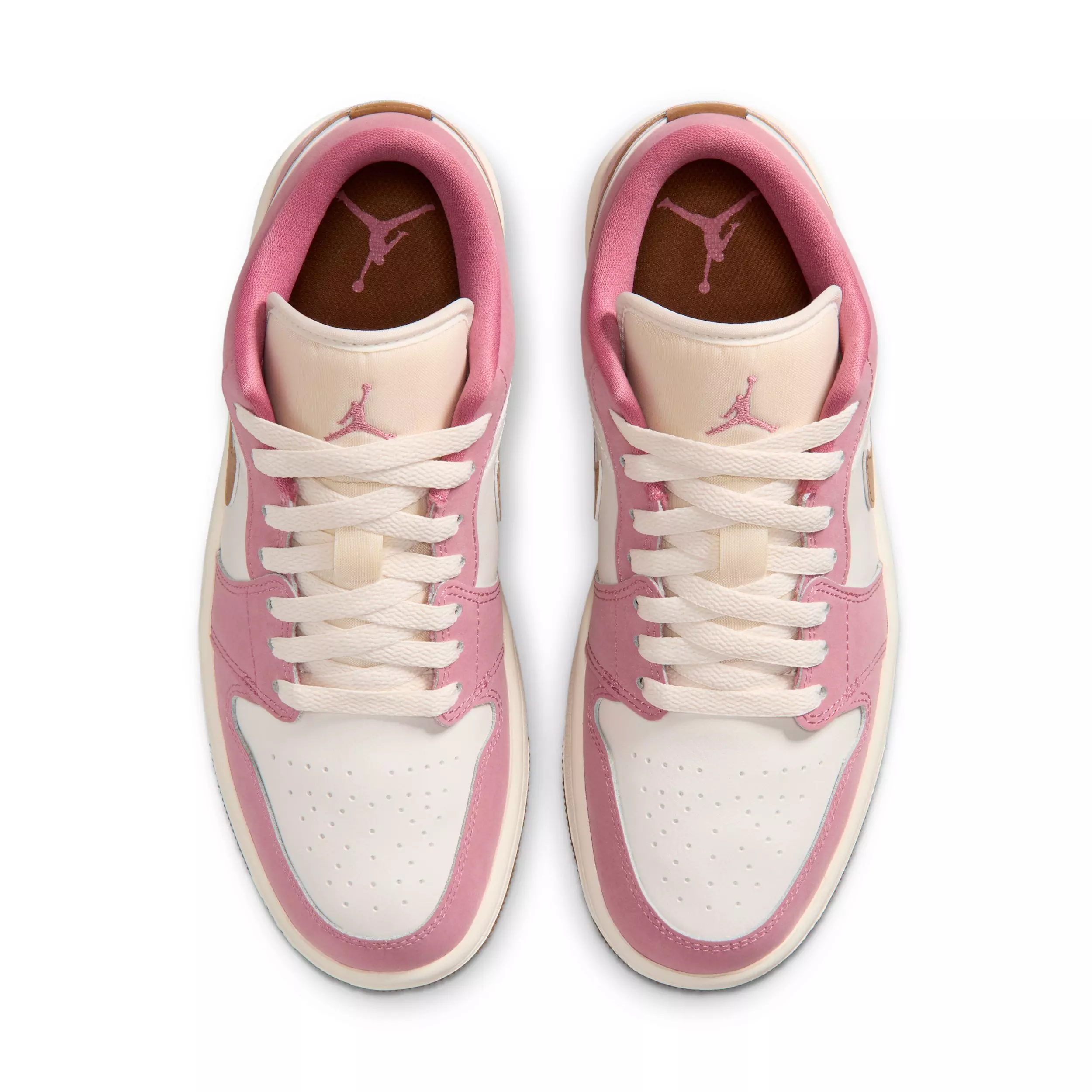 Jordan 1 Low "Desert Berry/Light British Tan/Chalk/Sail" Women's Shoe - BERRY/LT TAN/CHALK/SAIL