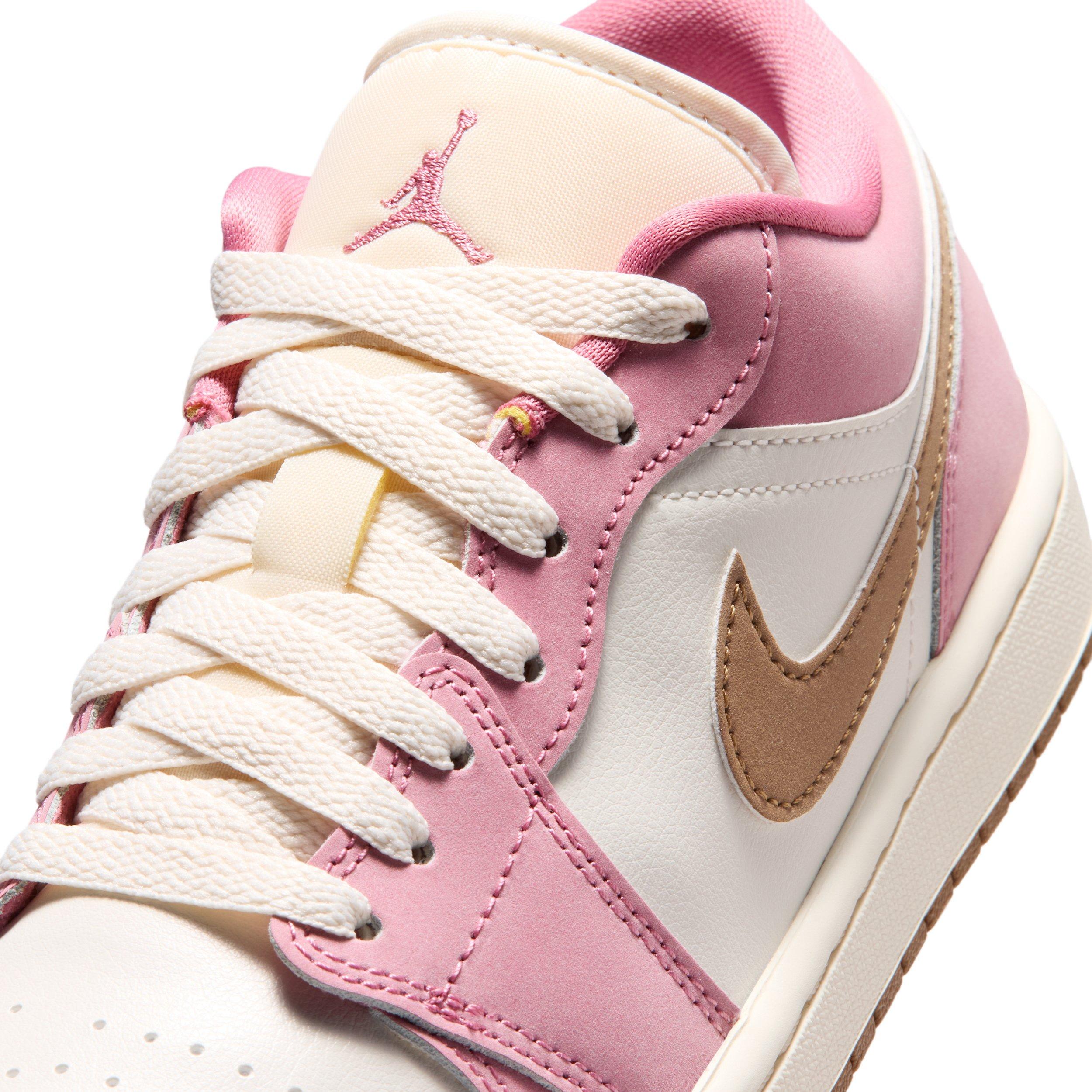 Jordan 1 Low "Desert Berry/Light British Tan/Chalk/Sail" Women's Shoe - BERRY/LT TAN/CHALK/SAIL Thumbnail View 7