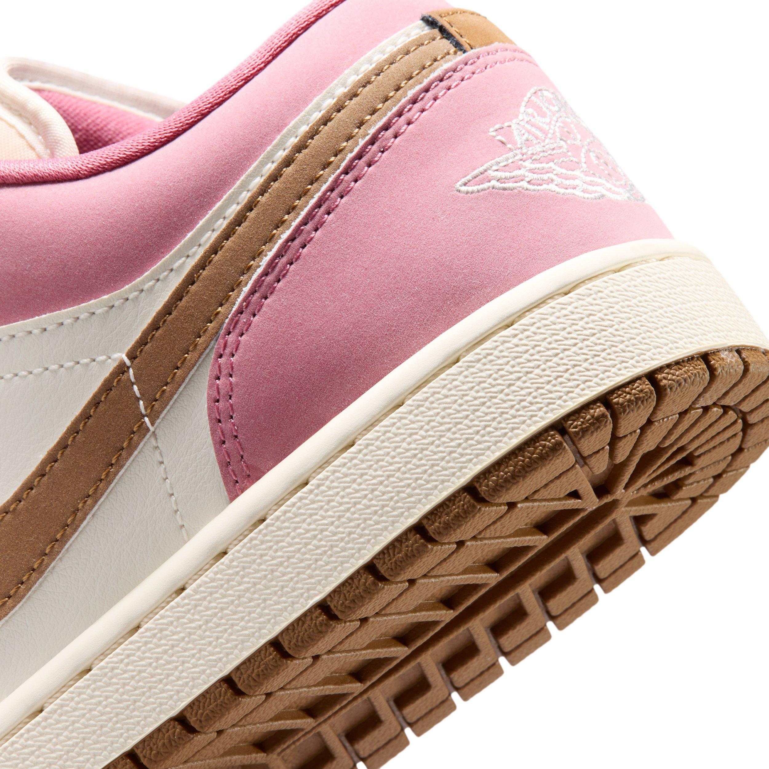 Jordan 1 Low "Desert Berry/Light British Tan/Chalk/Sail" Women's Shoe - BERRY/LT TAN/CHALK/SAIL Thumbnail View 8