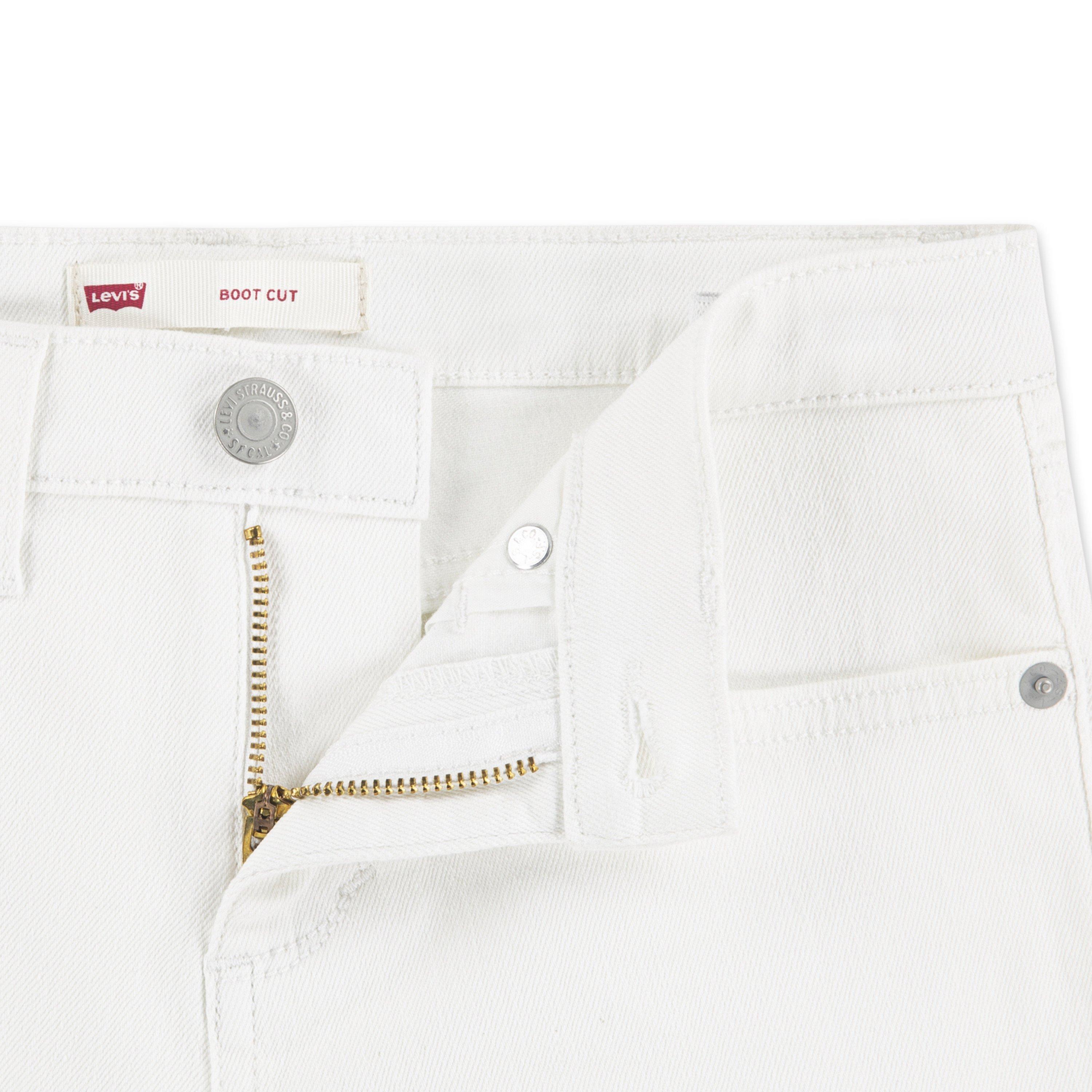 Levi's Big Girls' Classic Bootcut Denim White Wash Jeans - WHITE Thumbnail View 3