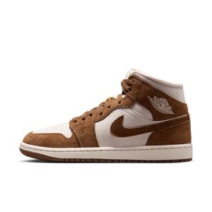 Jordan 1 Mid "Light British Tan/Chalk" Women's Shoe