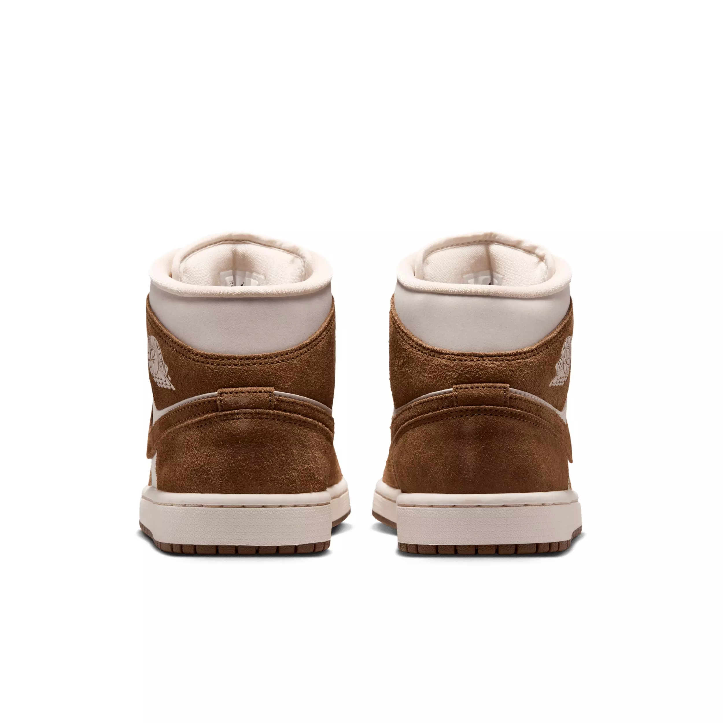 Jordan 1 Mid "Light British Tan/Chalk" Women's Shoe - LT TAN/CHALK
