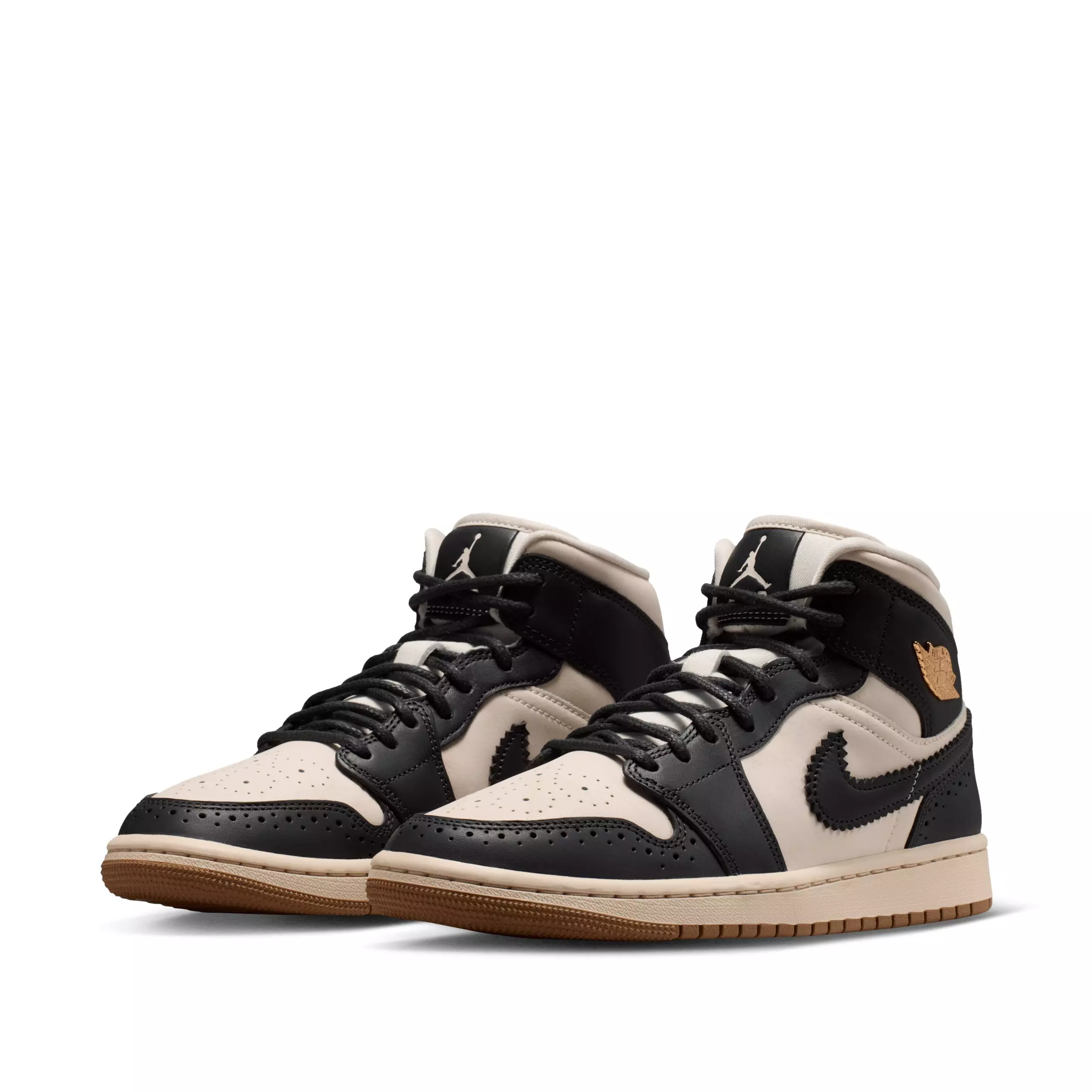 Jordan 1 Mid SE "Off Noir/Chalk/Pearl White/Chalk" Women's Shoe - OFF NOIR/CHALK/WHITE/CHALK