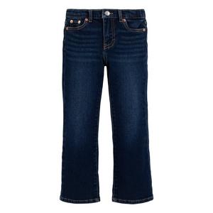 Levi's Wide Leg Dk Wash Little Girls' Dark Blue Denim Jeans