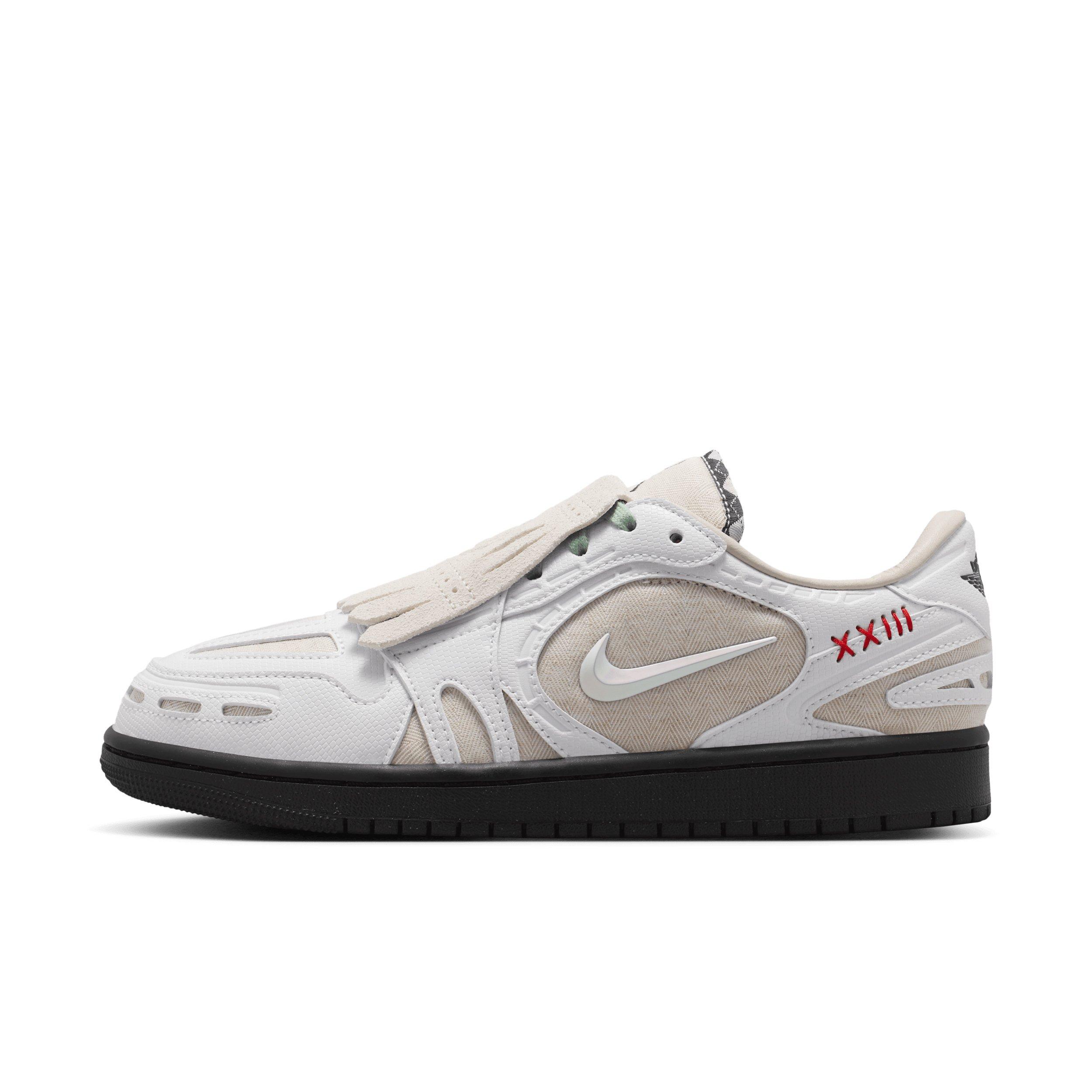 Jordan 1 Low Method of Make "Light Orewood Brown/Black/Steam/White" Women's Shoe - LT BROWN/BLACK/STEAM/WHITE Thumbnail View 2