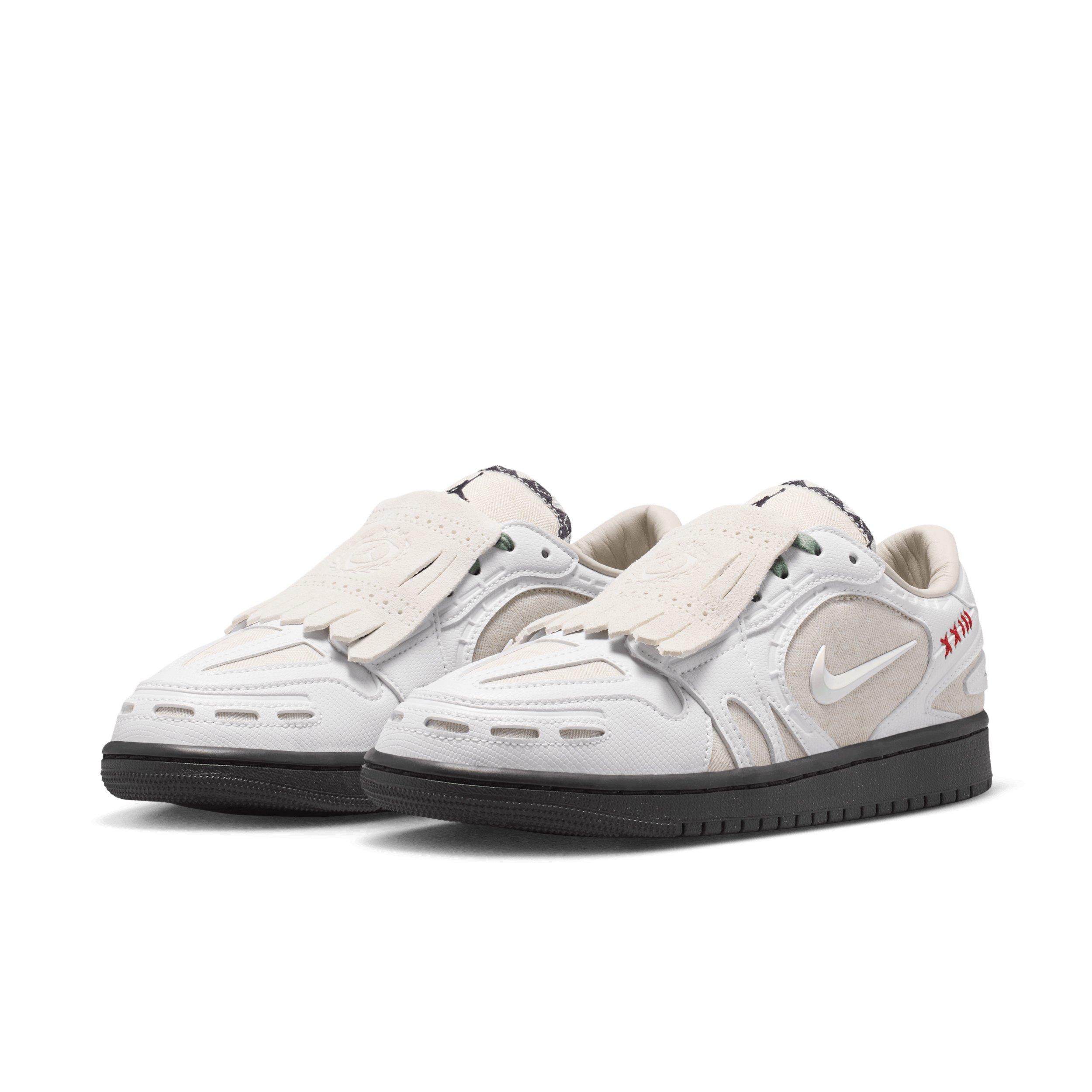 Jordan 1 Low Method of Make "Light Orewood Brown/Black/Steam/White" Women's Shoe - LT BROWN/BLACK/STEAM/WHITE Thumbnail View 3