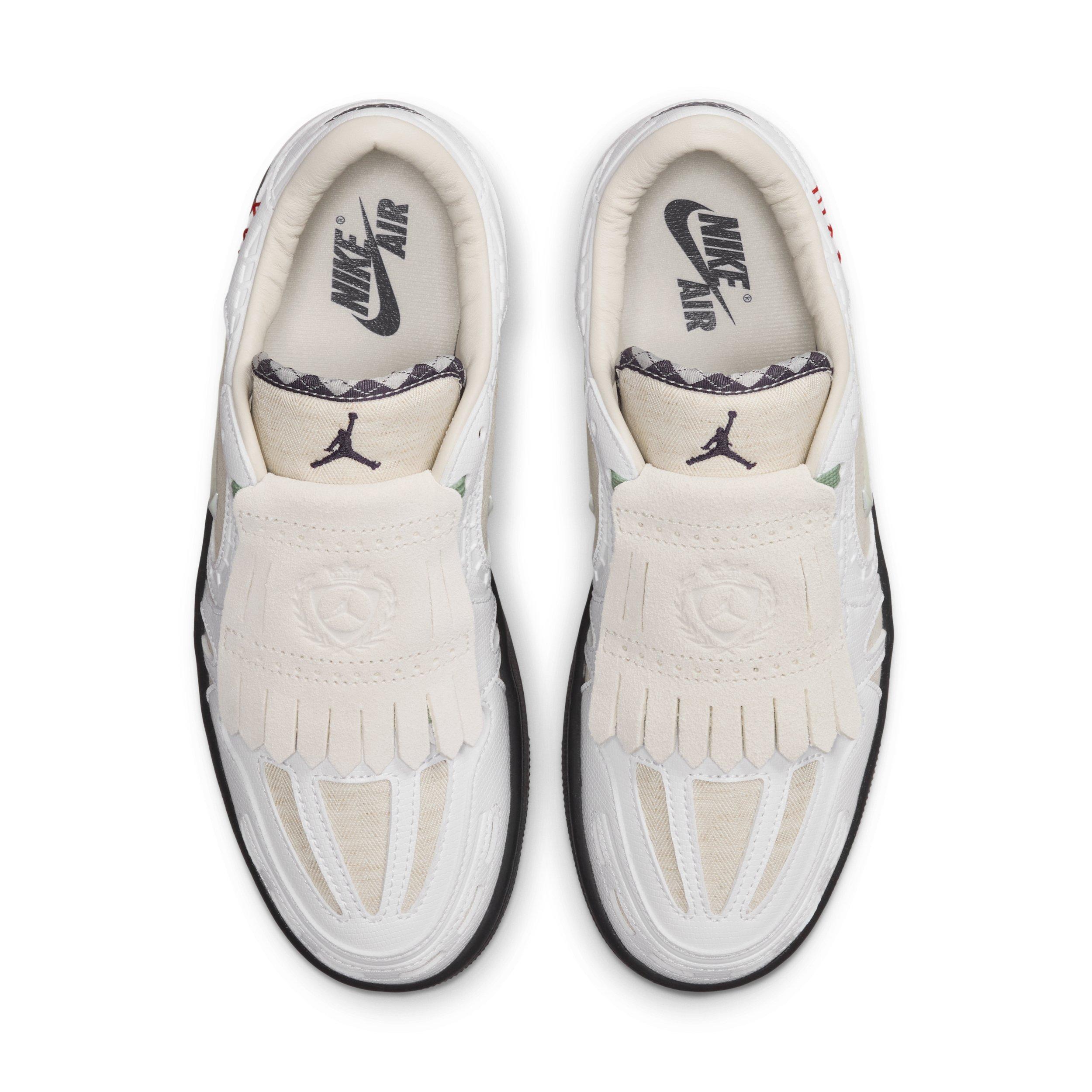 Jordan 1 Low Method of Make "Light Orewood Brown/Black/Steam/White" Women's Shoe - LT BROWN/BLACK/STEAM/WHITE Thumbnail View 4