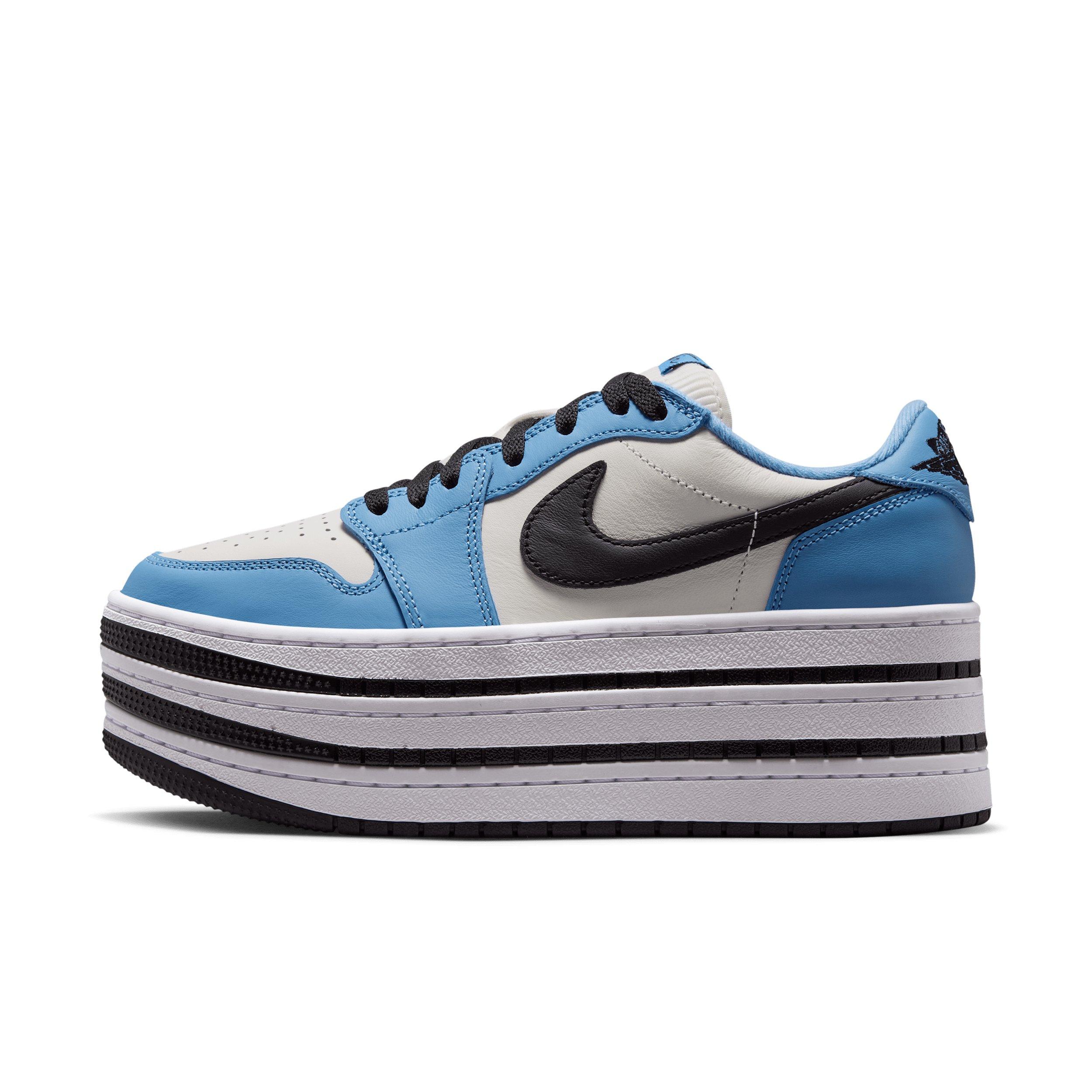 Jordan 1 Triple Stack "Blue Beyond/Black/White" Women's Shoe - BLUE/BLACK/WHITE Thumbnail View 2