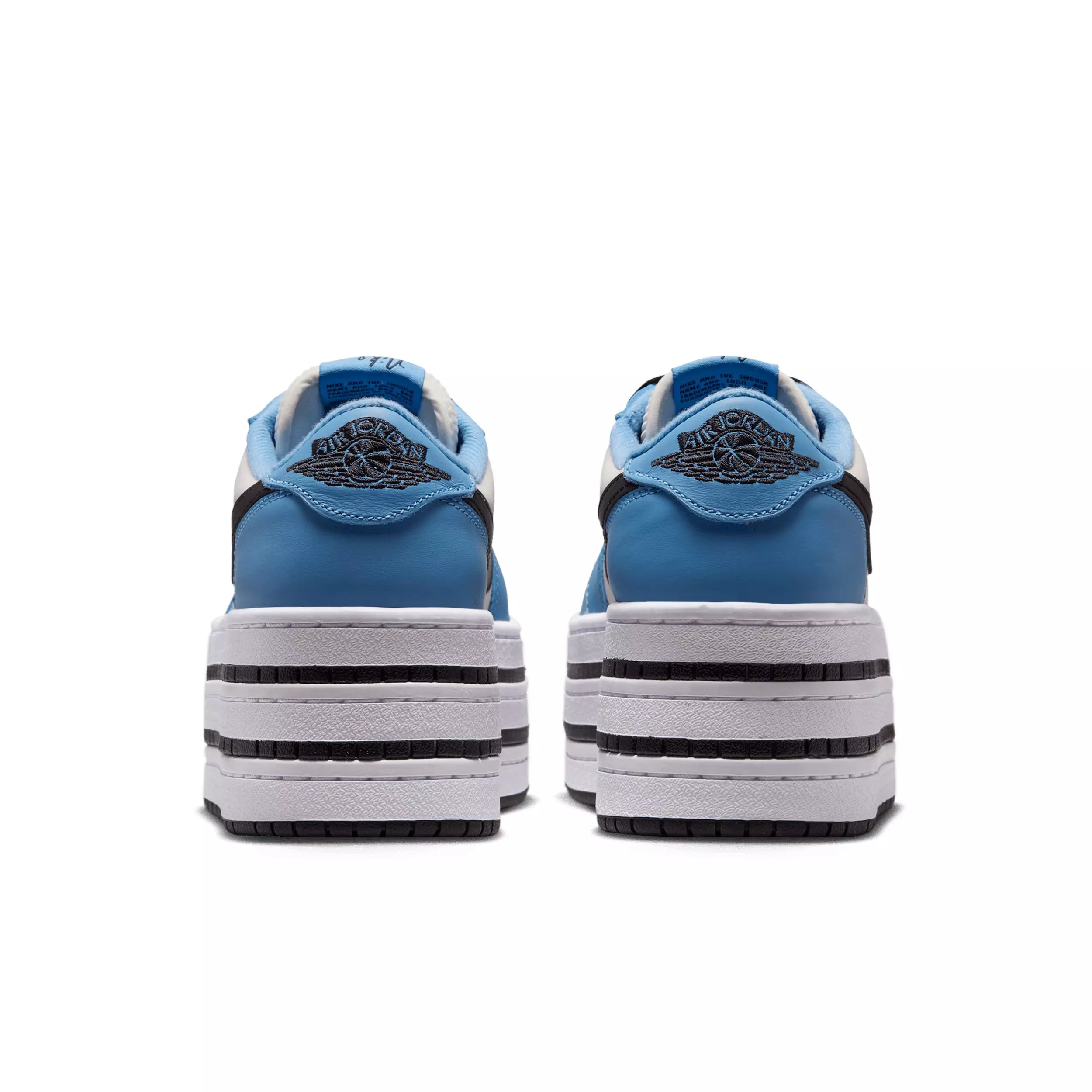 Jordan 1 Triple Stack "Blue Beyond/Black/White" Women's Shoe - BLUE/BLACK/WHITE