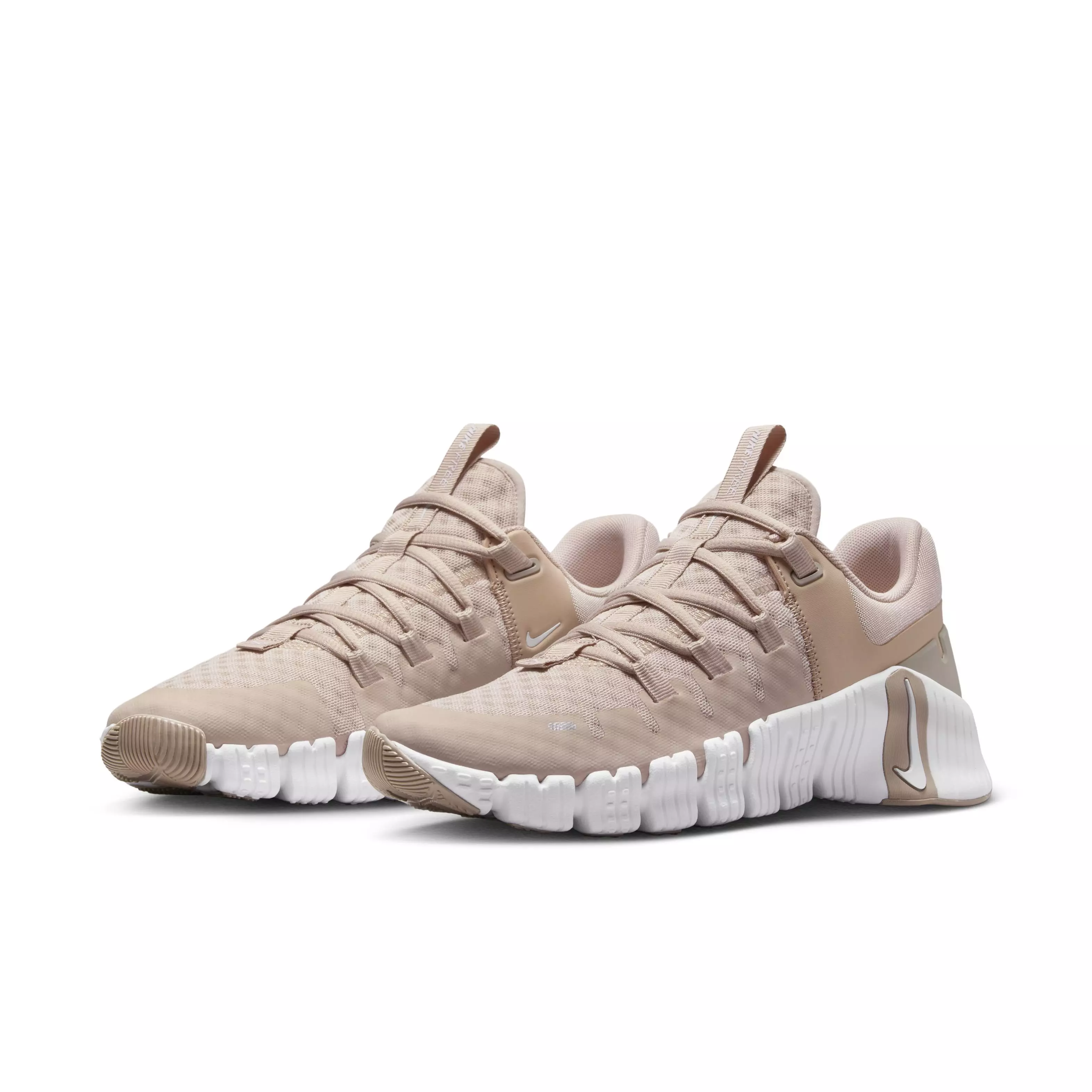 Nike Free Metcon 5 "Pink Oxford/Diffused Taupe/Gum Light Brown/White" Women's Training Shoe - PINK/TAUPE/LT BROWN/WHITE