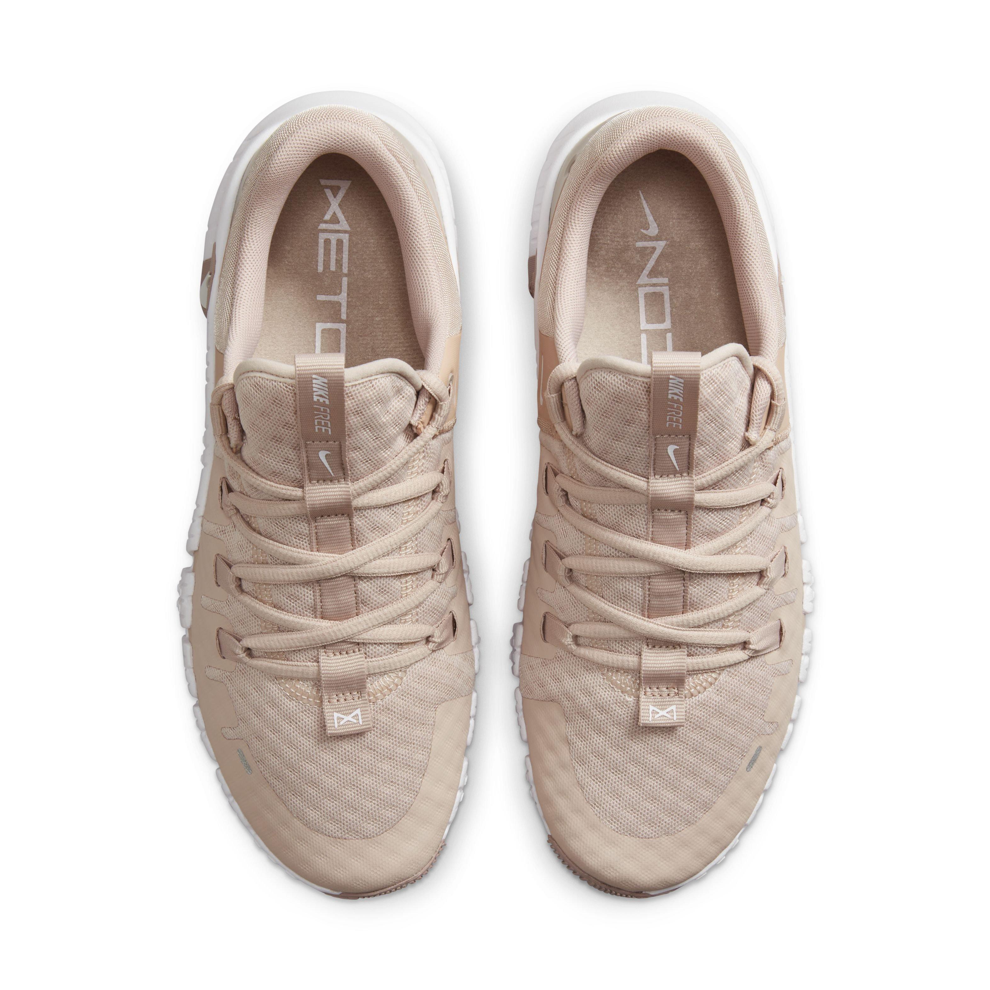 Nike Free Metcon 5 "Pink Oxford/Diffused Taupe/Gum Light Brown/White" Women's Training Shoe - PINK/TAUPE/LT BROWN/WHITE Thumbnail View 4