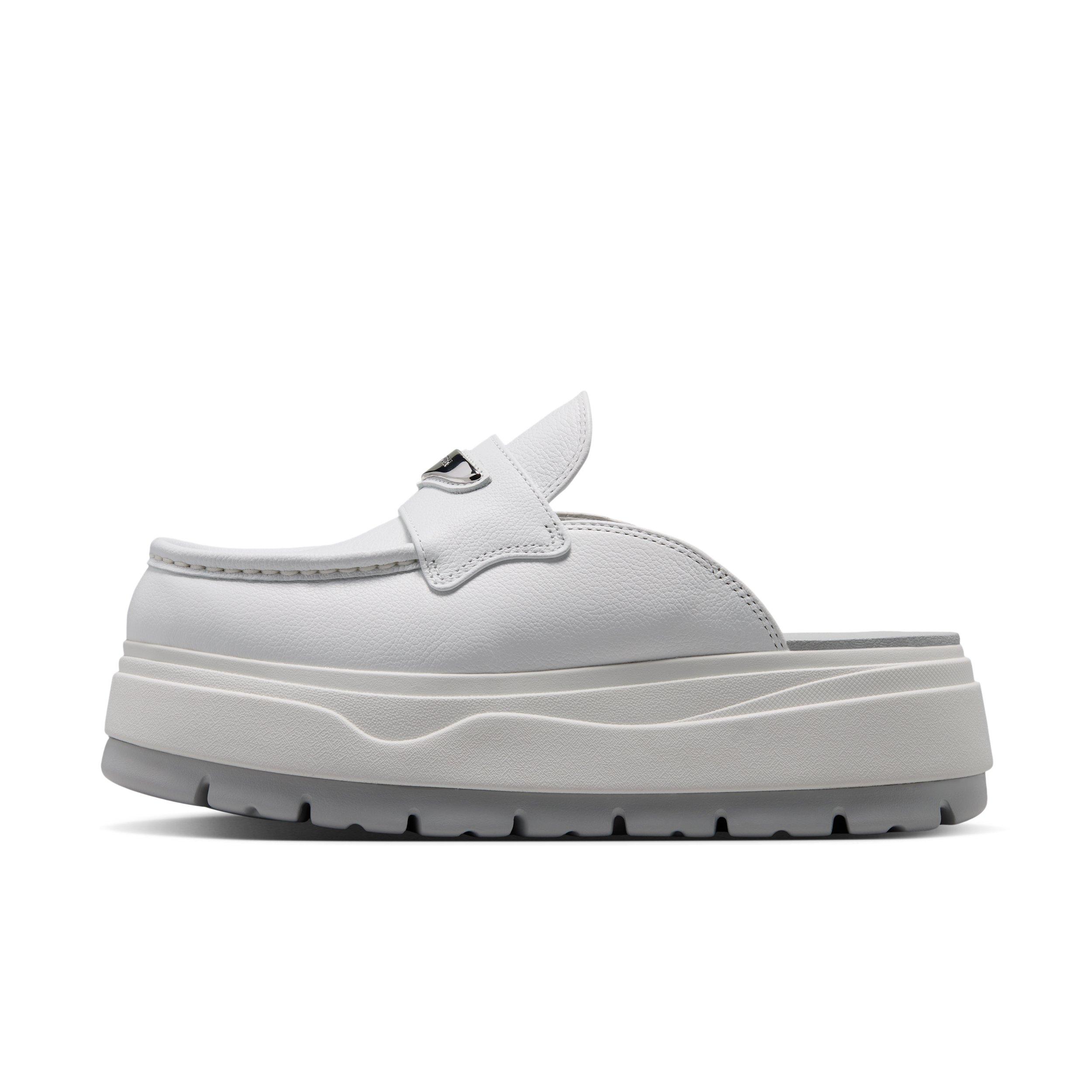Jordan Mule "Summit White/Vast Grey/Metallic Silver" Women's Shoe - WHITE/GREY/SILVER