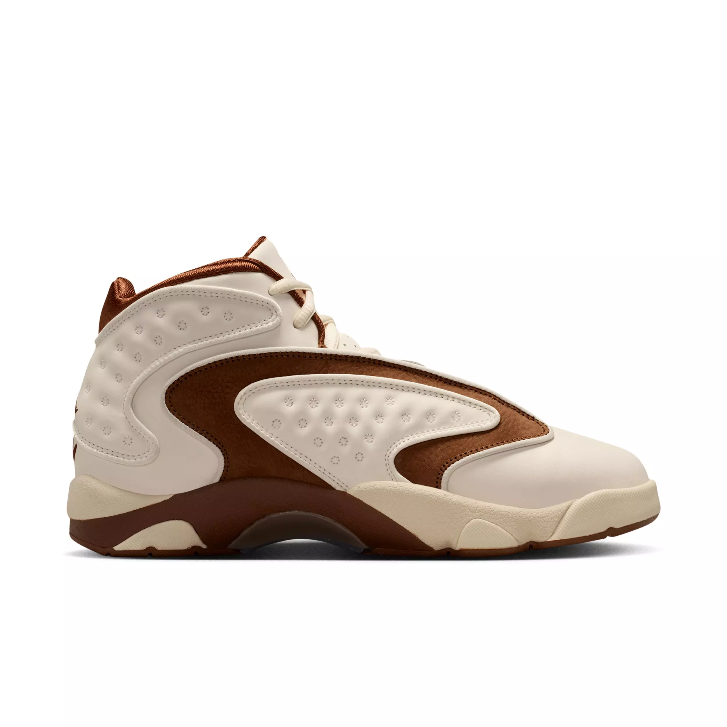 Jordan OG "Pale Ivory/Light British Tan/Muslin/Track Red" Women's Shoe - IVORY/LT TAN/MUSLIN/RED