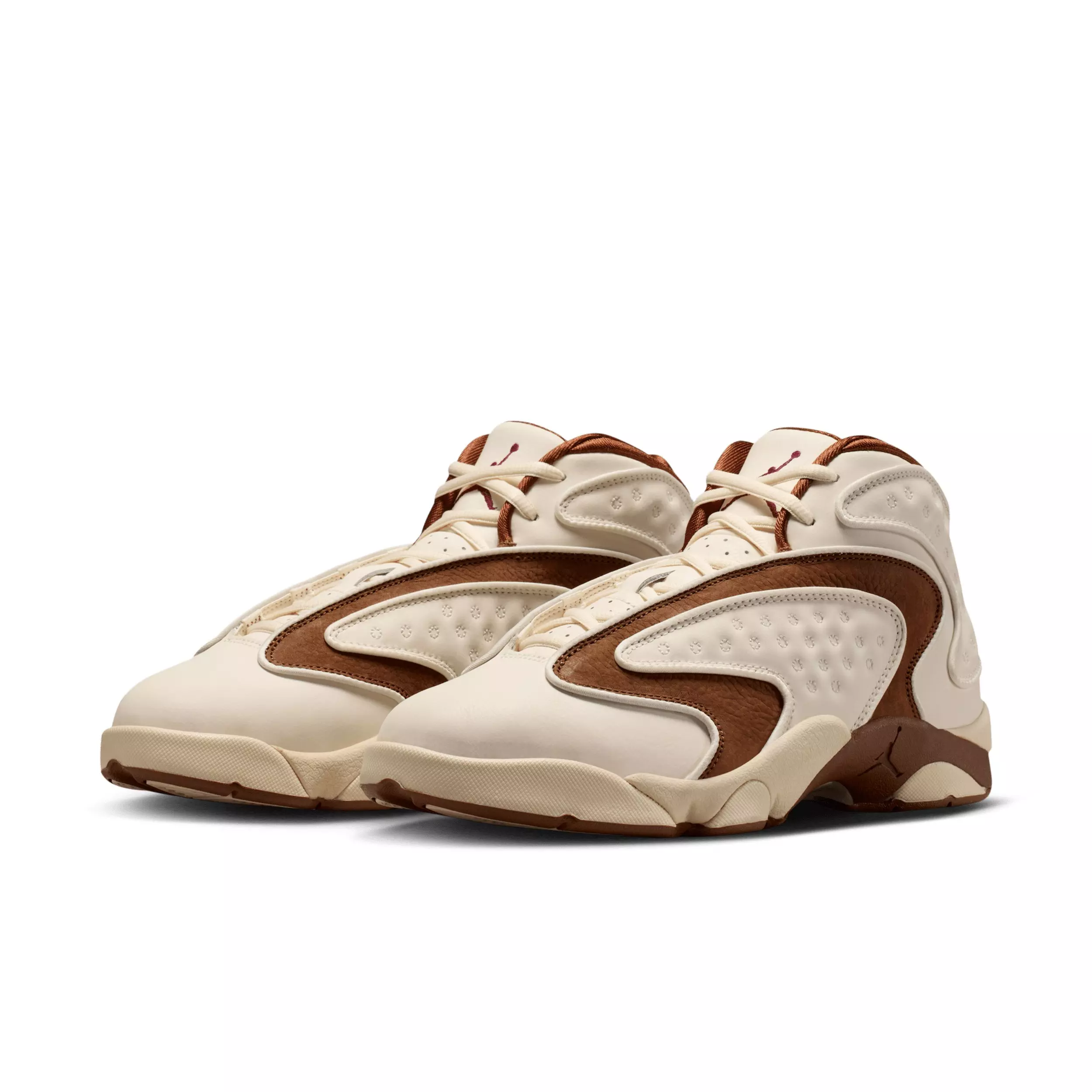 Jordan OG "Pale Ivory/Light British Tan/Muslin/Track Red" Women's Shoe - IVORY/LT TAN/MUSLIN/RED