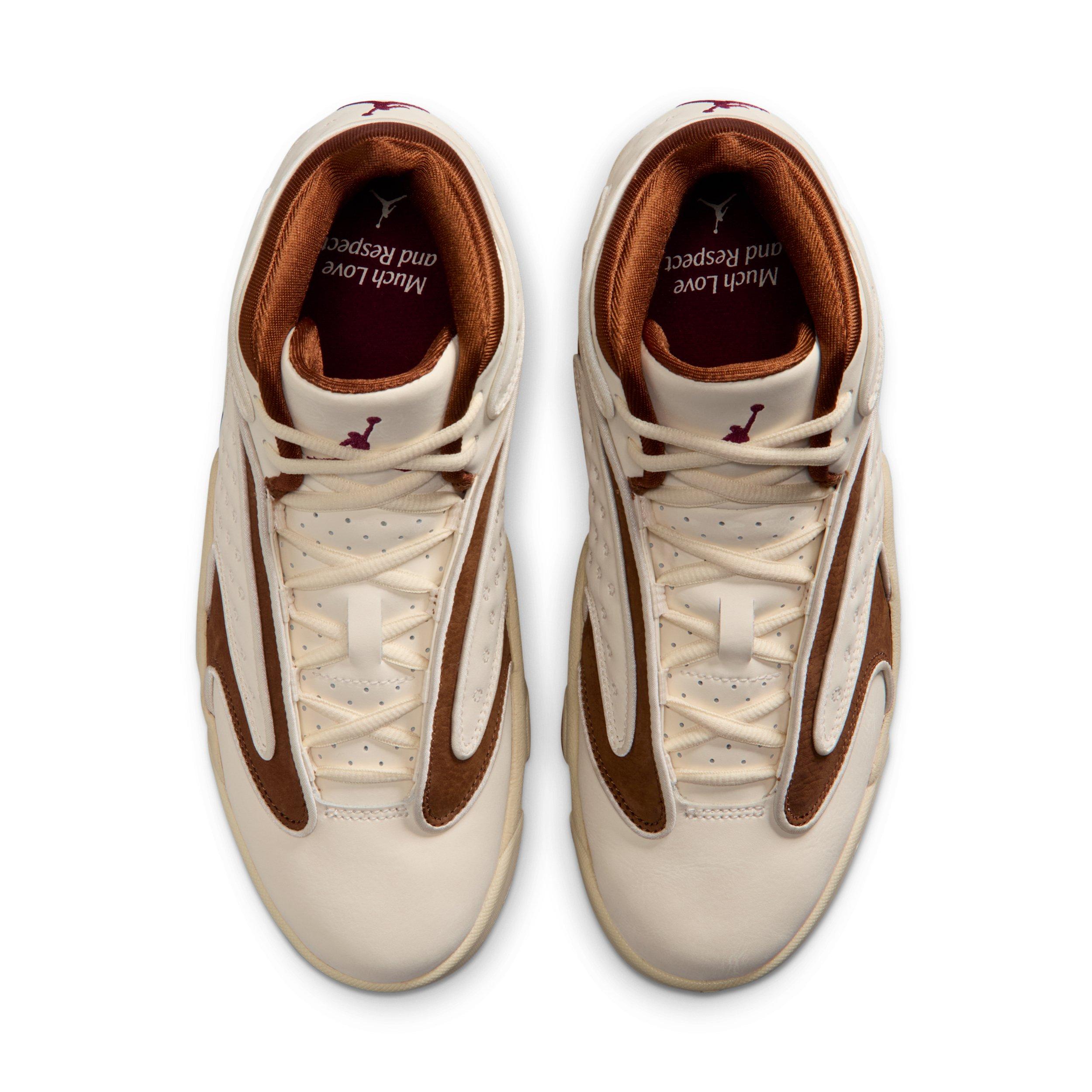 Jordan OG "Pale Ivory/Light British Tan/Muslin/Track Red" Women's Shoe - IVORY/LT TAN/MUSLIN/RED Thumbnail View 4