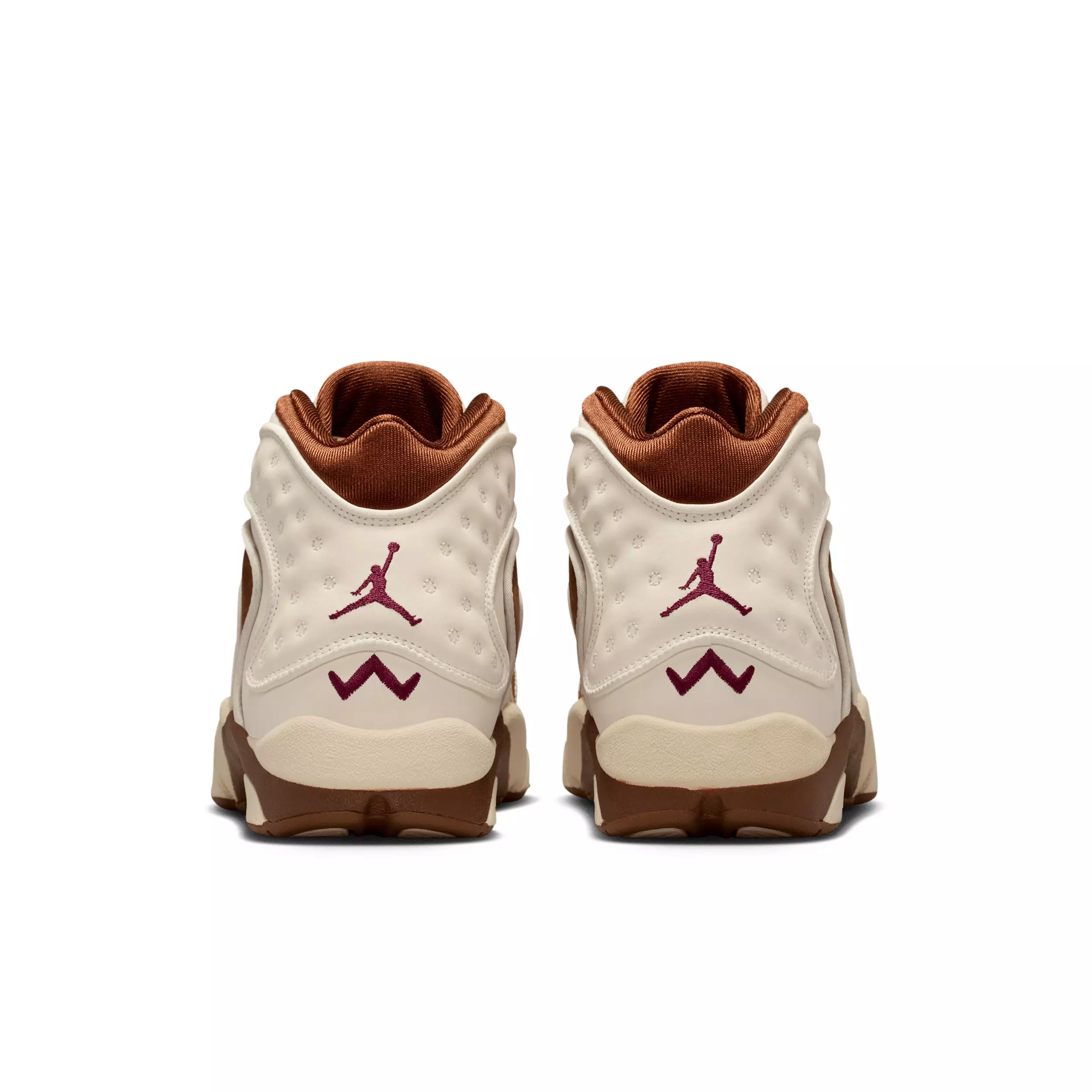 Jordan OG "Pale Ivory/Light British Tan/Muslin/Track Red" Women's Shoe - IVORY/LT TAN/MUSLIN/RED