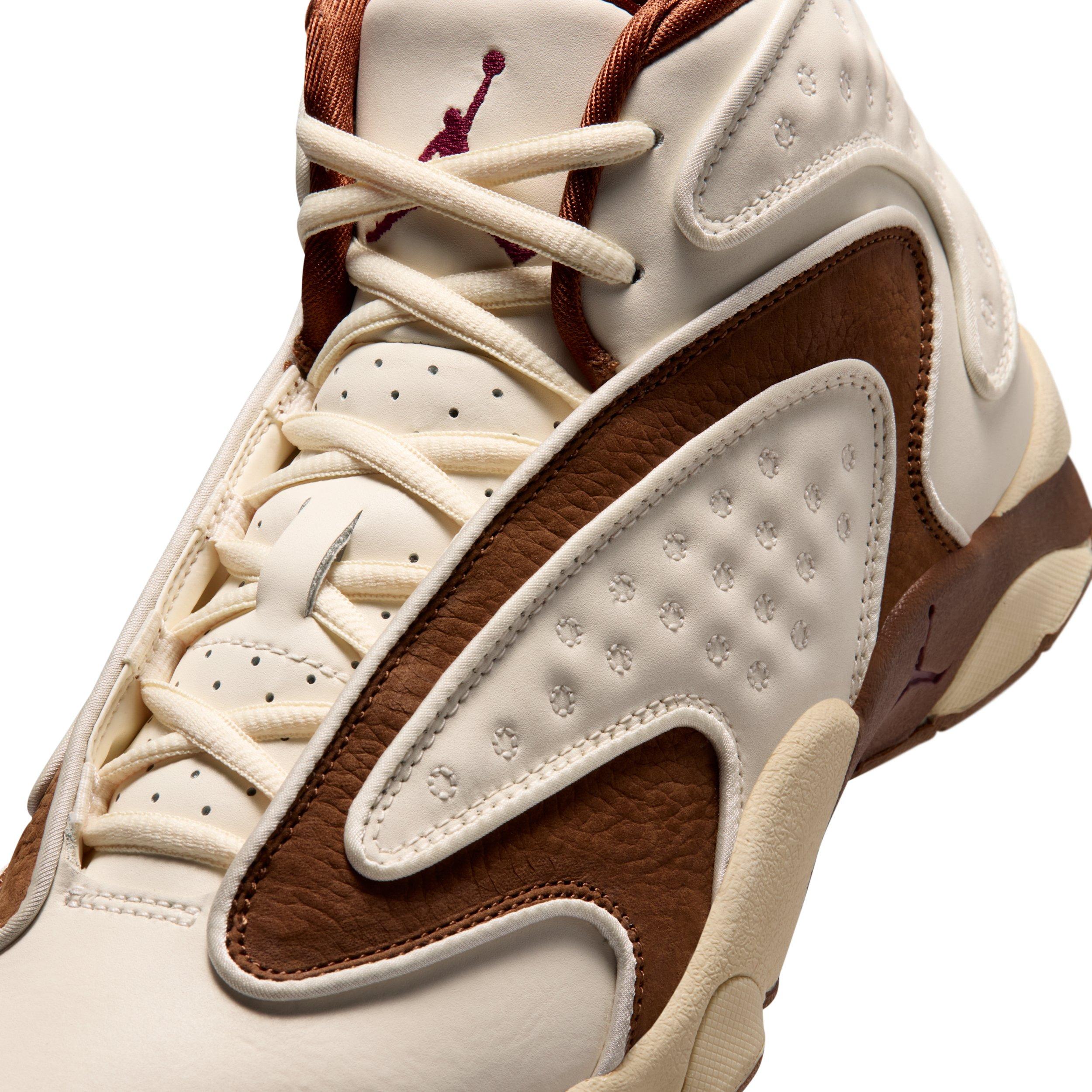 Jordan OG "Pale Ivory/Light British Tan/Muslin/Track Red" Women's Shoe - IVORY/LT TAN/MUSLIN/RED Thumbnail View 7