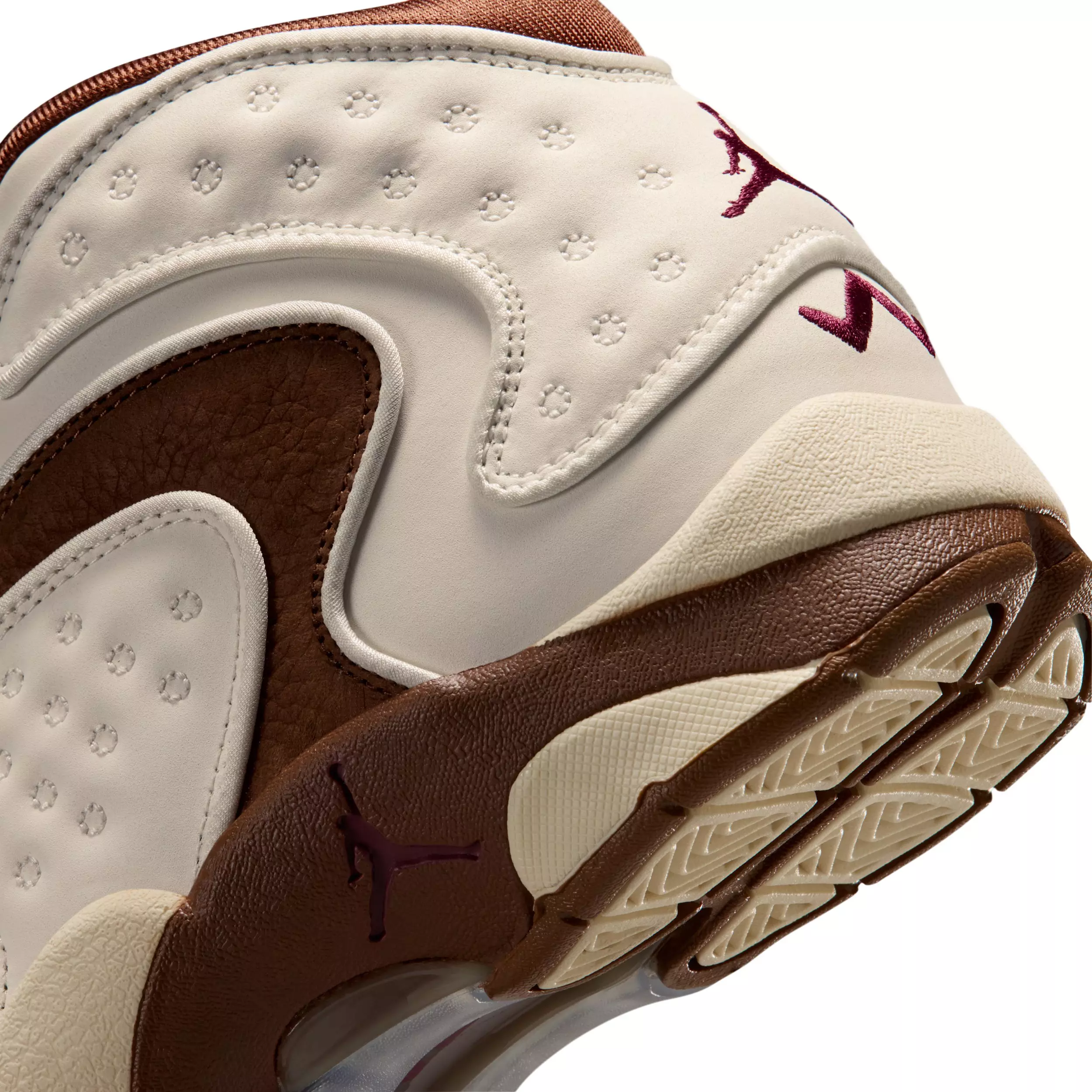 Jordan OG "Pale Ivory/Light British Tan/Muslin/Track Red" Women's Shoe - IVORY/LT TAN/MUSLIN/RED