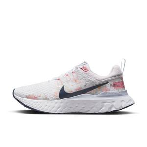 Nike React Infinity Flyknit 3 "White/Platinum Tint/Pearl Pink/Midnight Navy" Women's Running Shoe