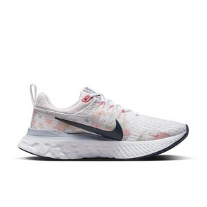 Nike React Infinity Flyknit 3 "White/Platinum Tint/Pearl Pink/Midnight Navy" Women's Running Shoe