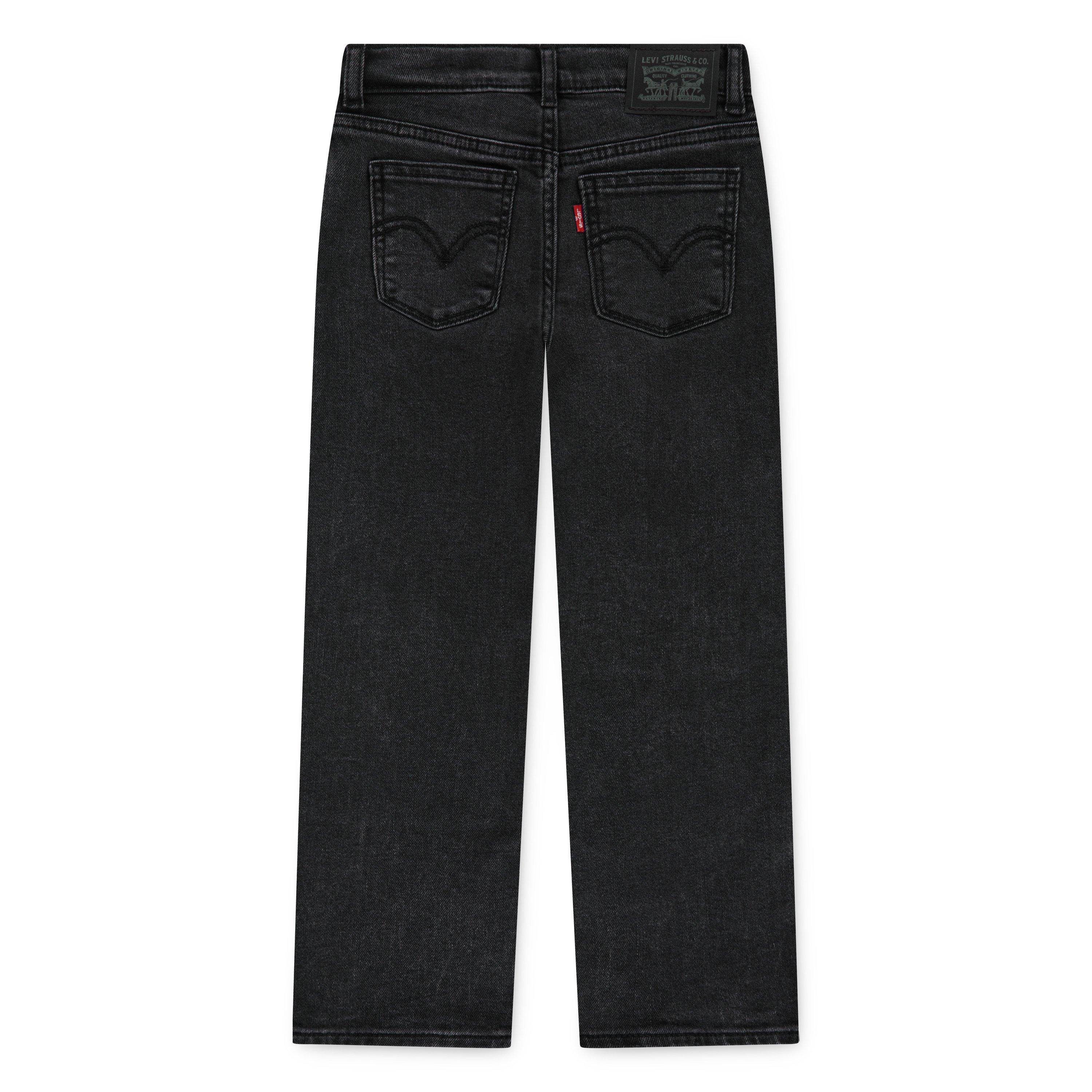 Levi's Wide Leg Black Wash Little Girls' Black Denim Jeans