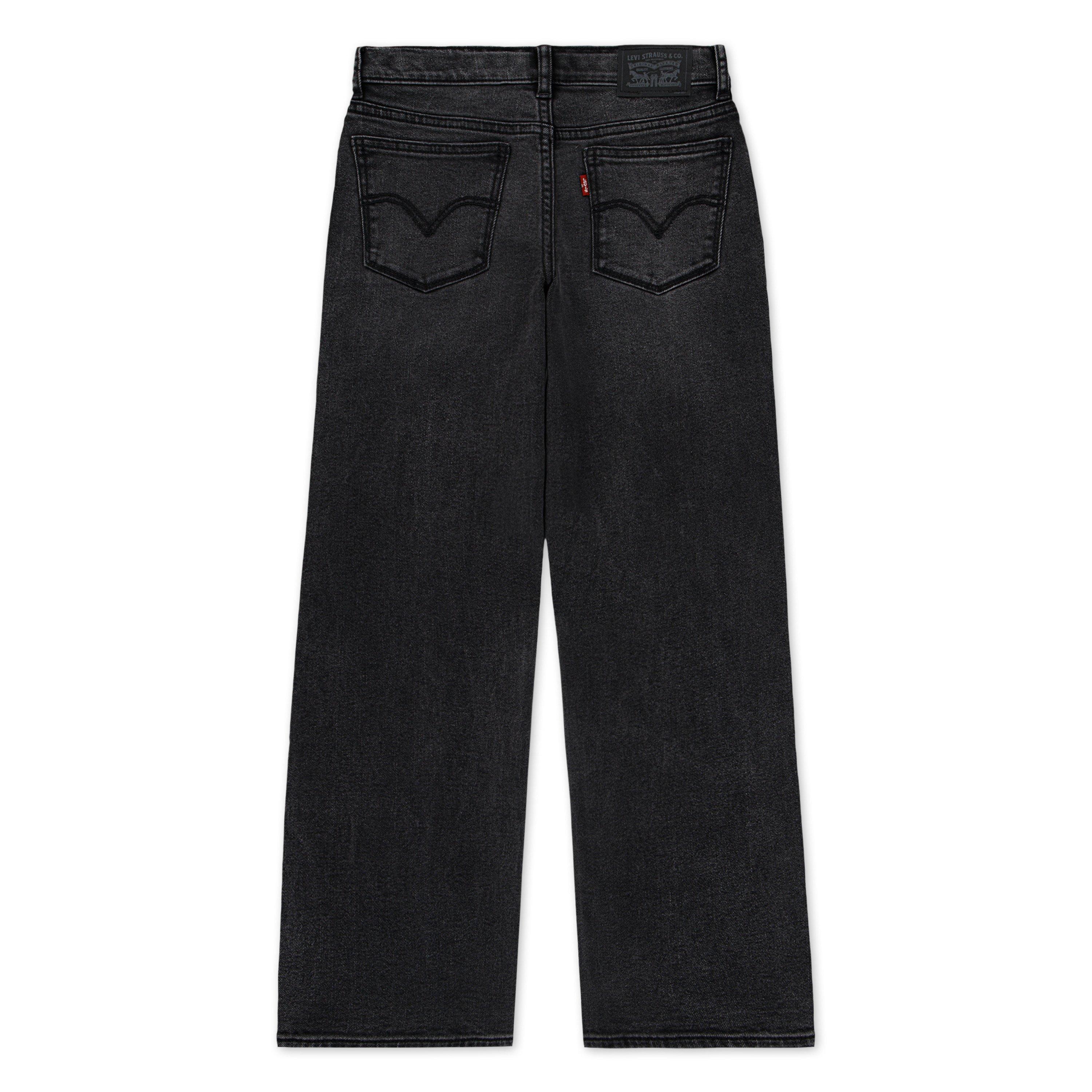 Levi's Wide Leg Black Wash Big Girls' Black Denim Jeans