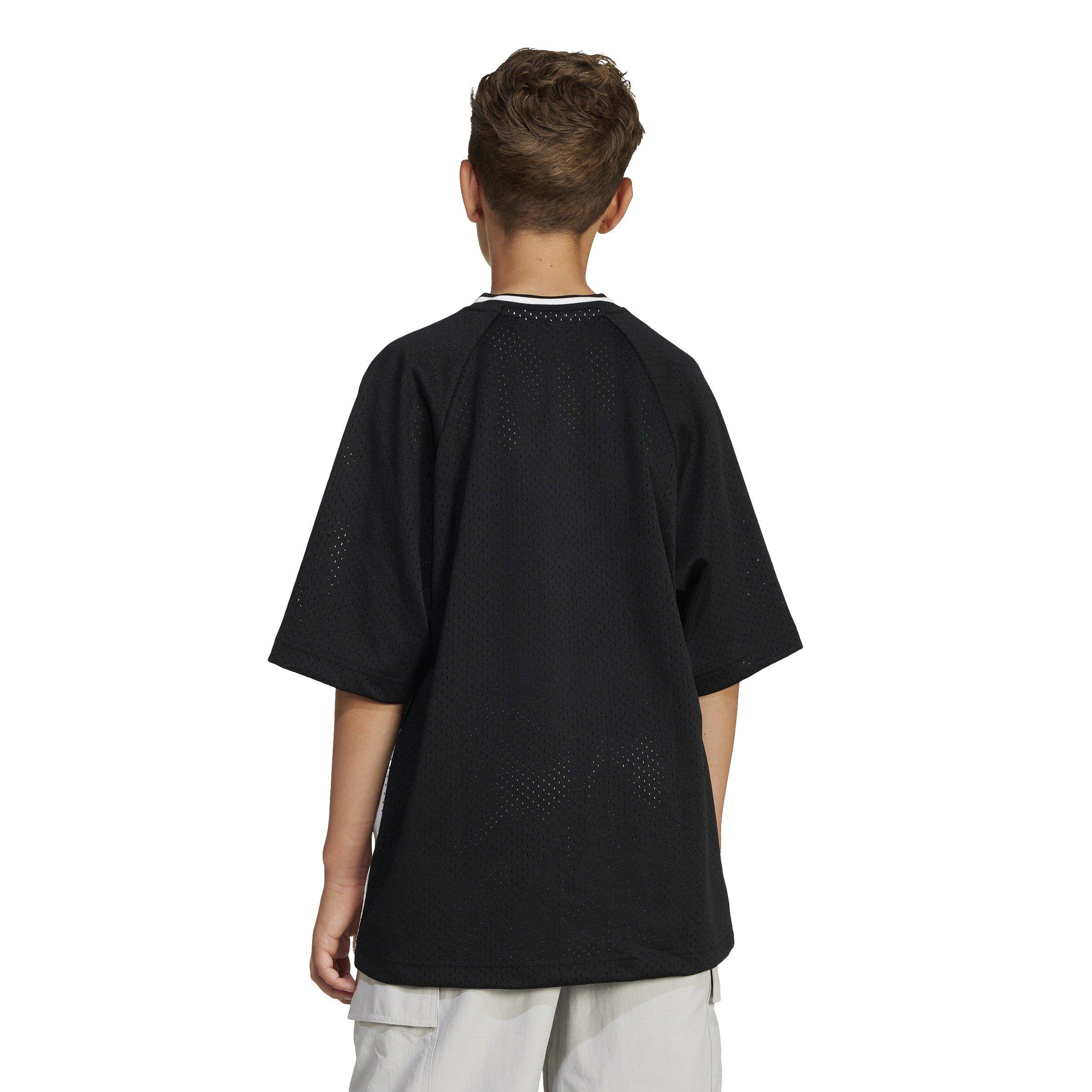 adidas Originals '03 Oversized Big Kids' Black Jersey T-Shirt