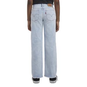 Levi's Big Girls' Wide Leg Lt Wash Bauhaus Blues Denim Jeans