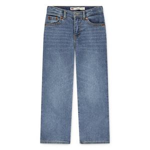 Levi's Wide Leg Med Wash Little Girls' Fun Blue Denim Jeans