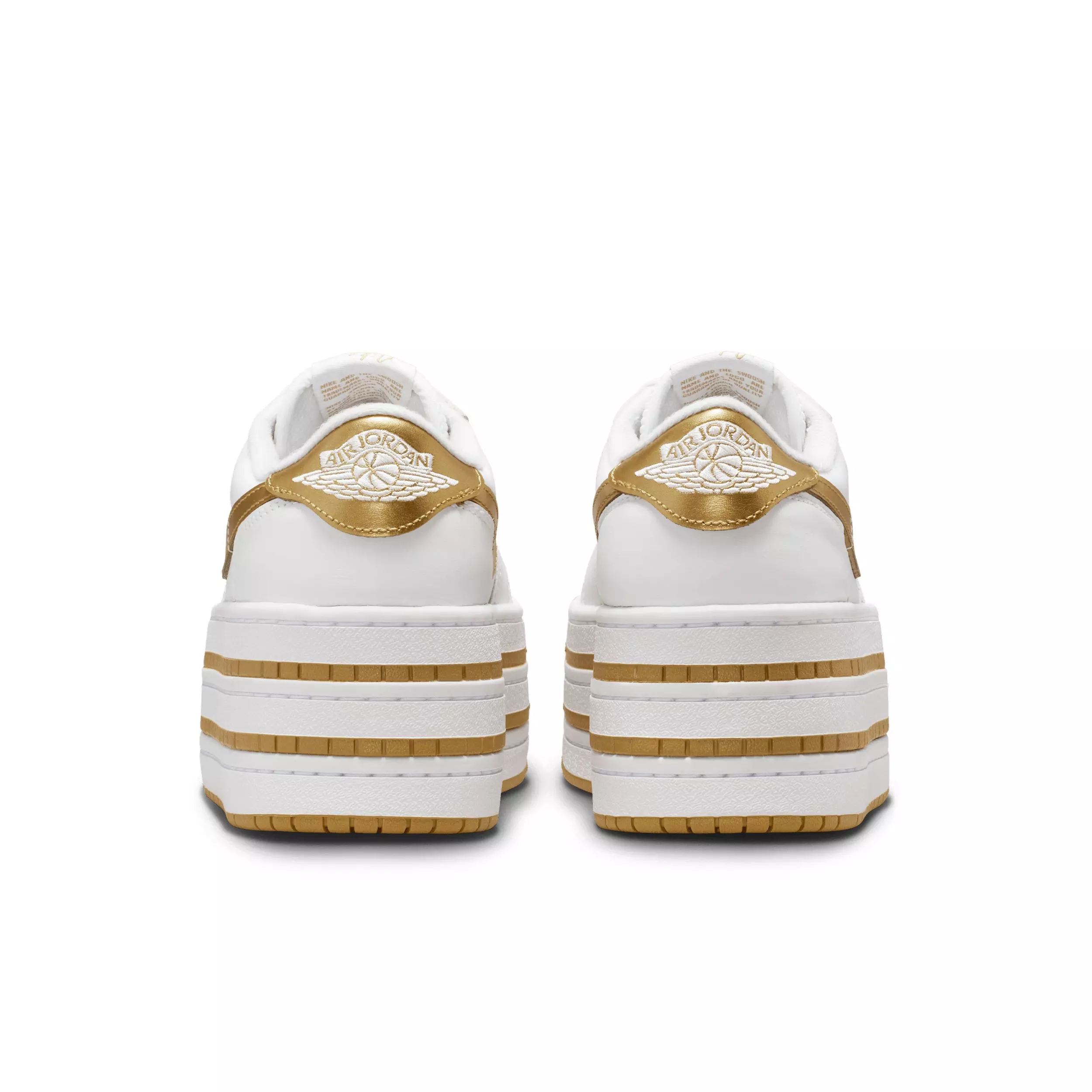 Jordan 1 Triple Stack SE "White/Metallic Gold/White" Women's Shoe - WHITE/GOLD/WHITE