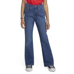 Levi's Big Girls' 726 High Rise Flare Dark Blue Wash Denim Jeans