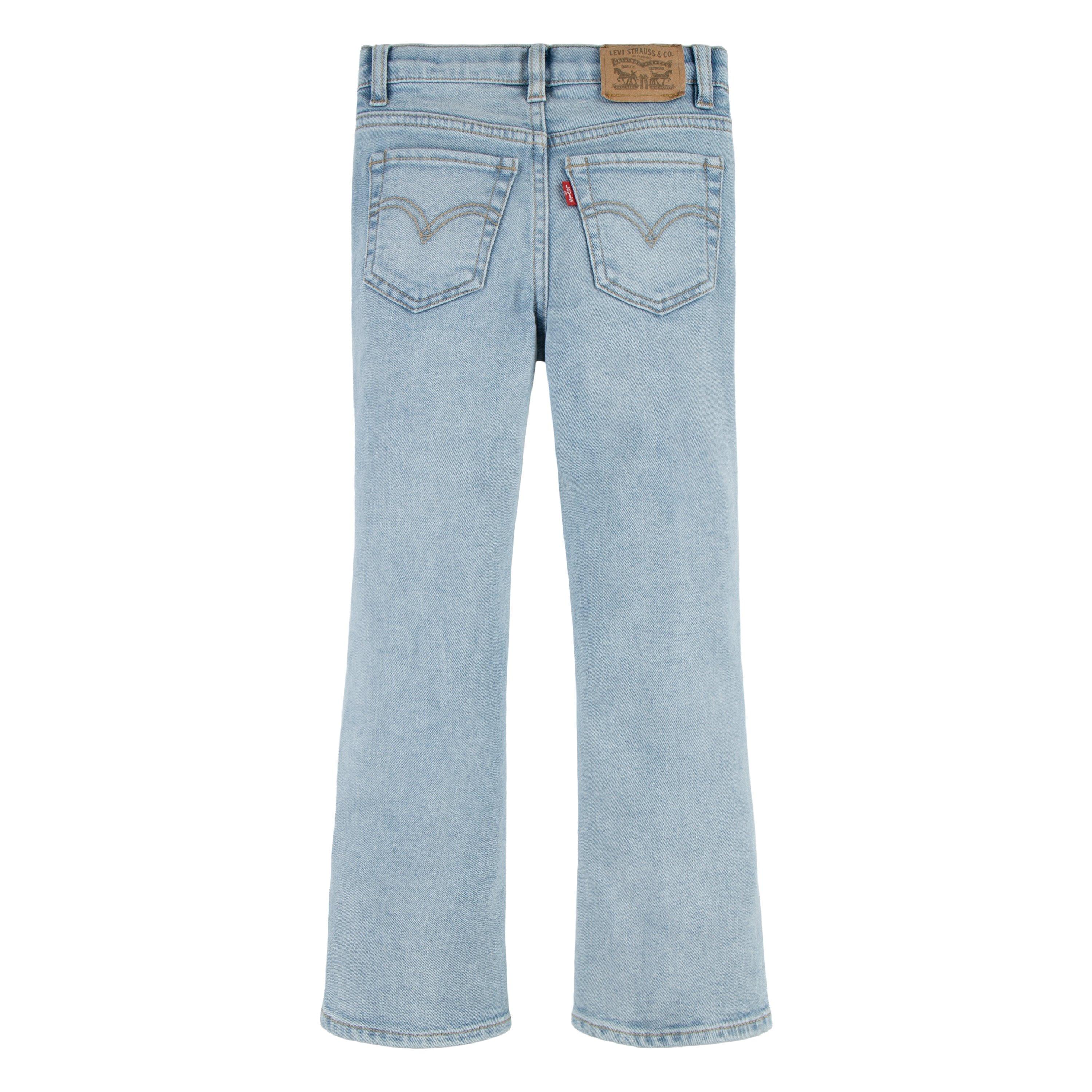 Levi's 726 High Rise Flare Little Girls' Light Blue Wash Denim Jeans