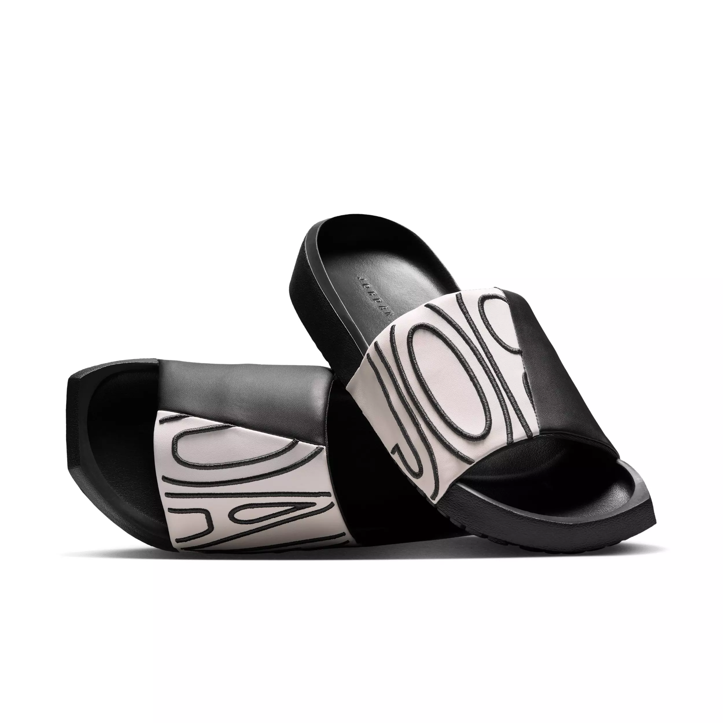 Jordan NOLA "Off Noir/Chalk" Women's Slide - OFF NOIR/CHALK