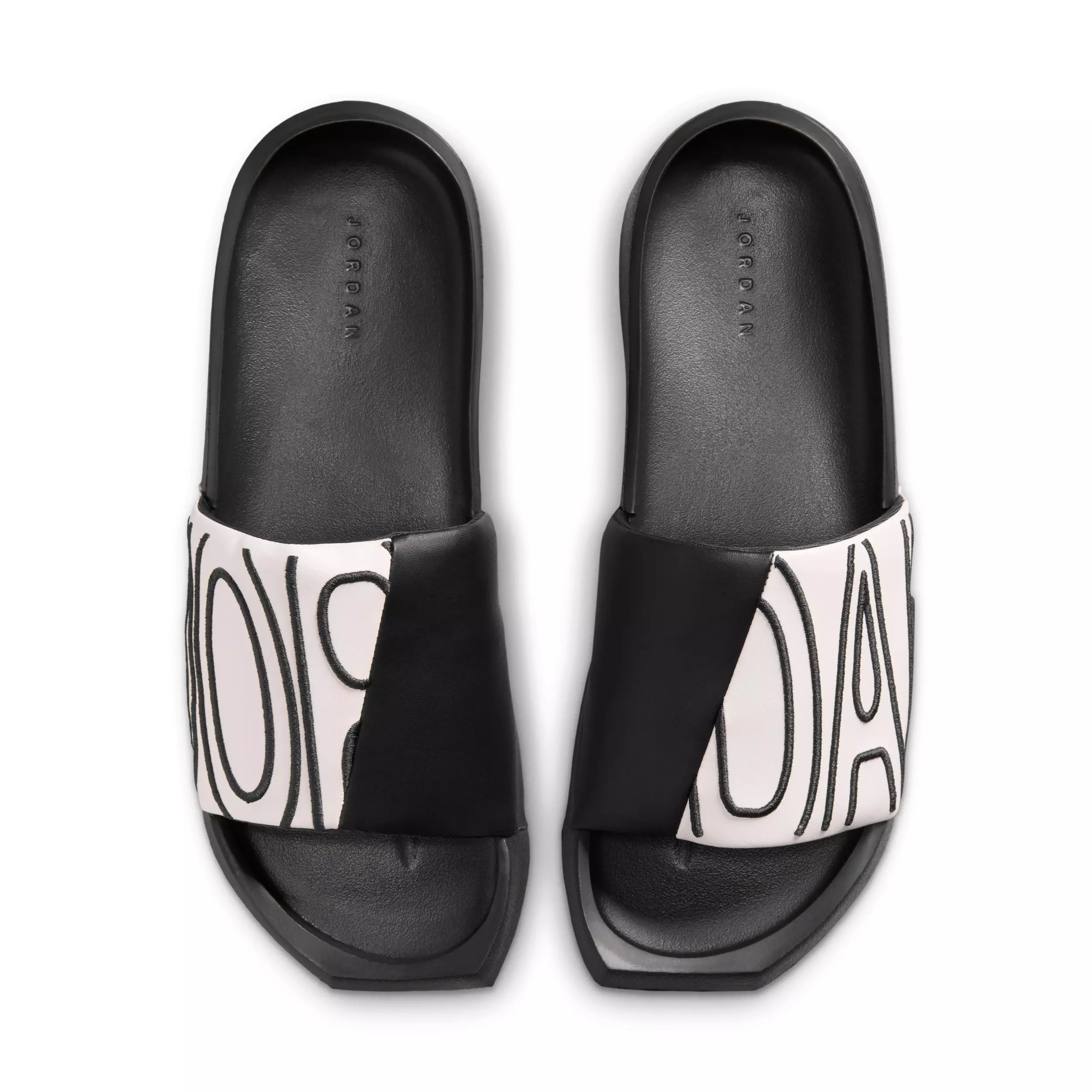 Jordan NOLA "Off Noir/Chalk" Women's Slide - OFF NOIR/CHALK