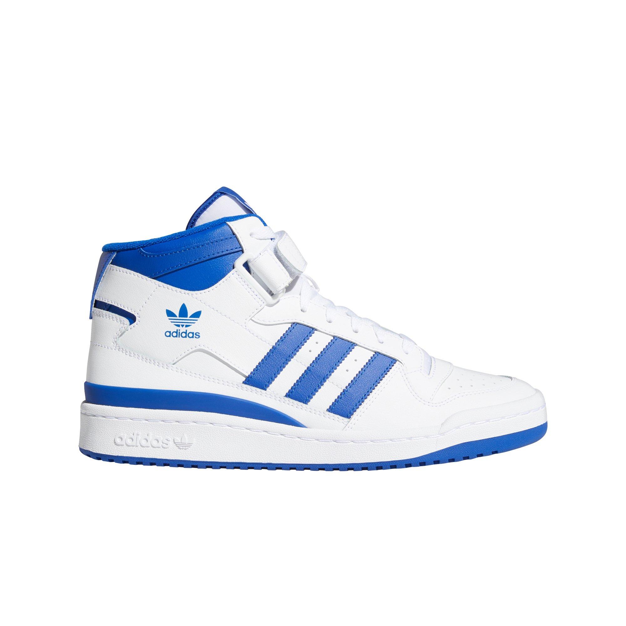 adidas Originals Forum Mid "White/Royal" Men's Shoe - ROYAL/WHITE Thumbnail View 1