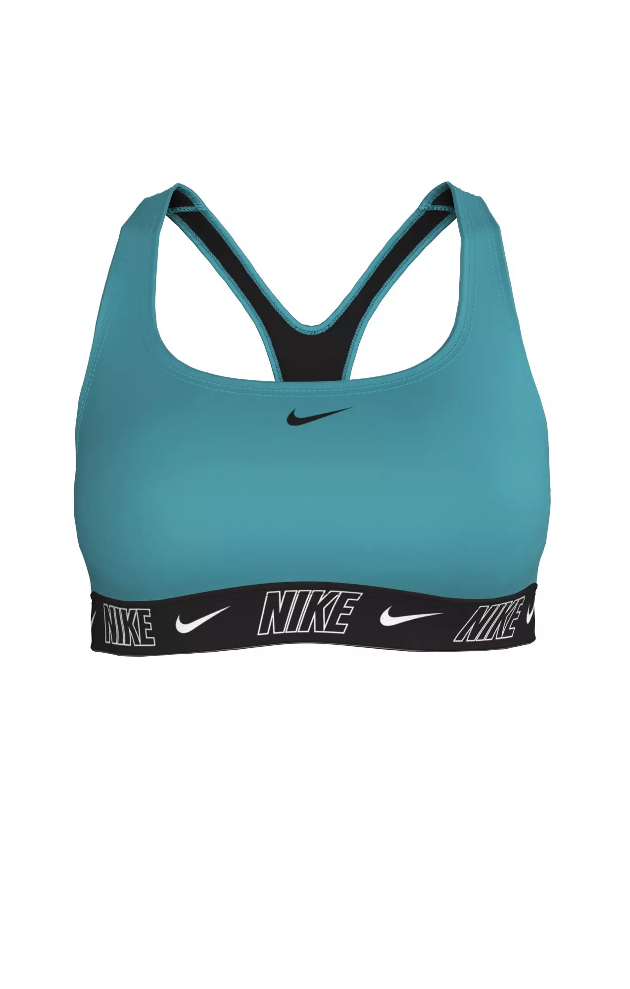Nike Women's Swim Racerback Bikini Top - Teal - TEAL