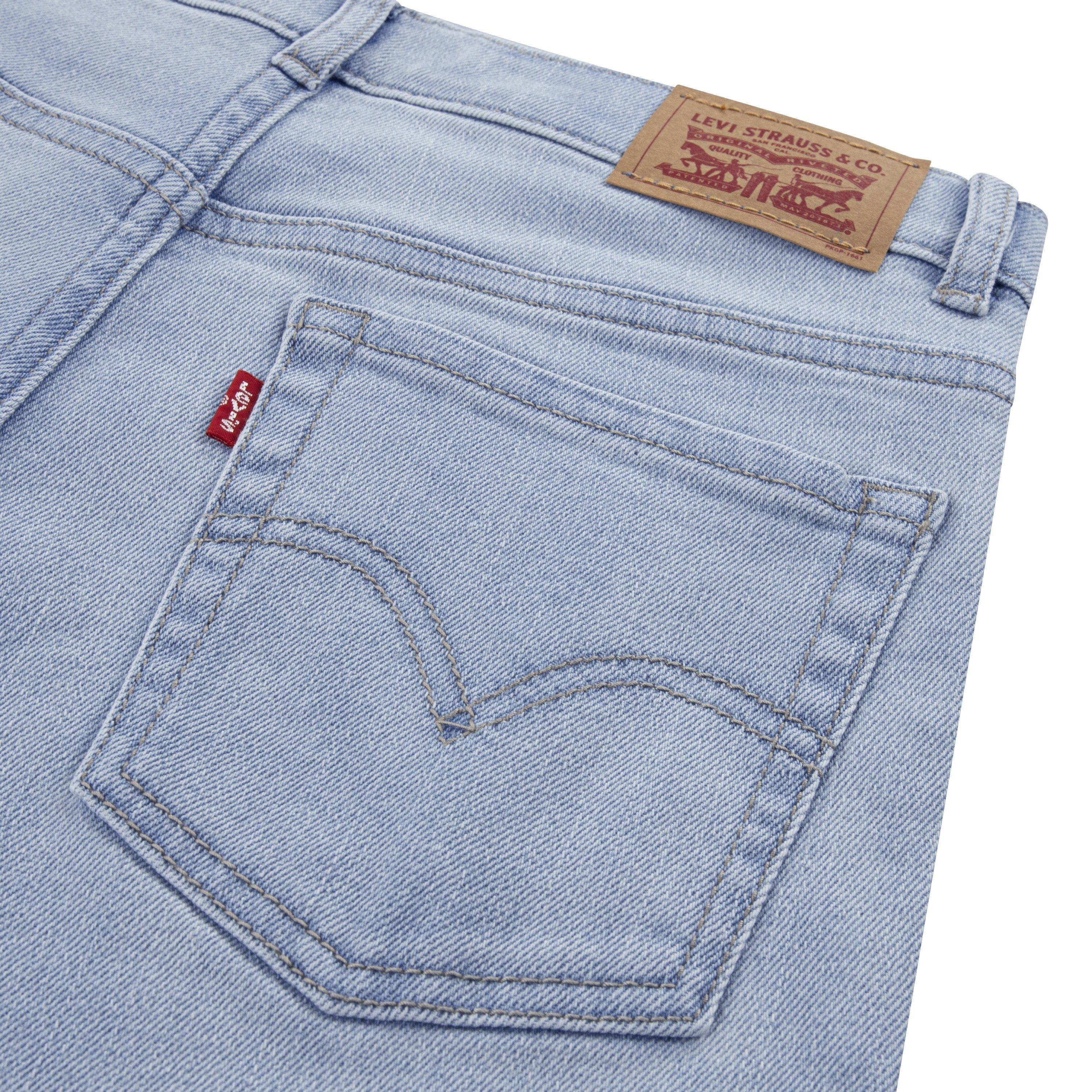 Levi's 726 High Rise Flare Big Girls' Light Blue Wash Denim Jeans