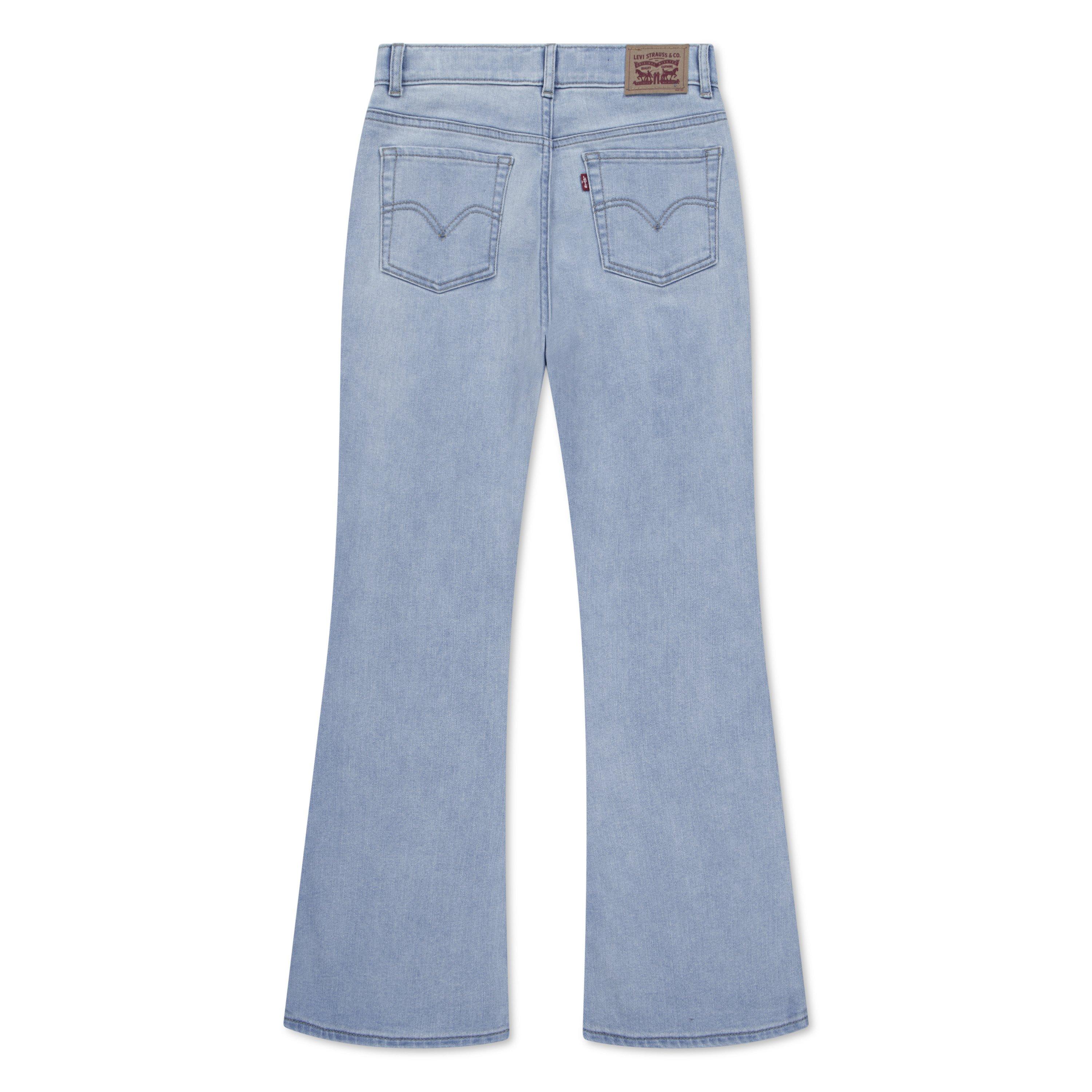 Levi's 726 High Rise Flare Big Girls' Light Blue Wash Denim Jeans