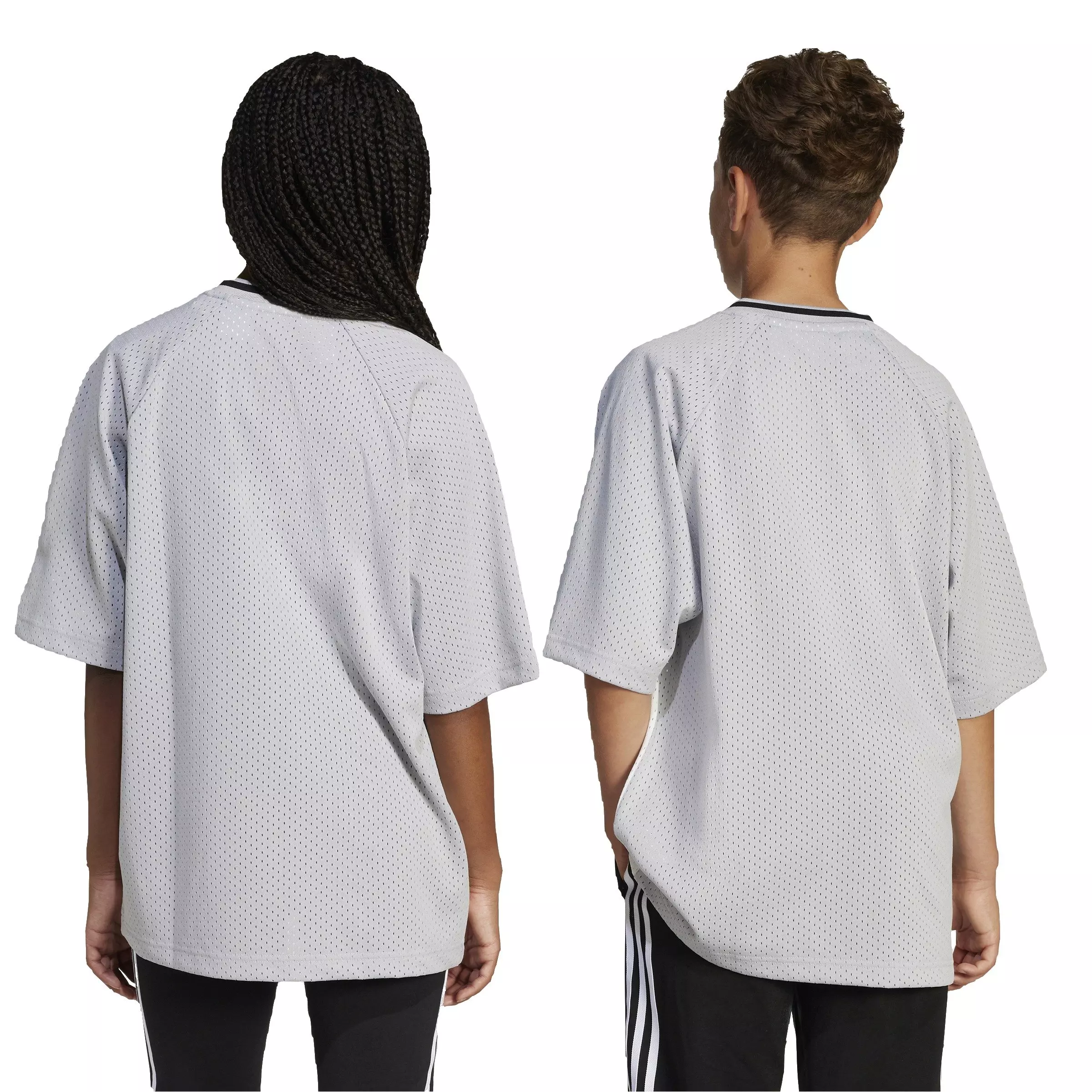 adidas Originals Big Kids' '03 Oversized Jersey T-Shirt - Grey - GREY